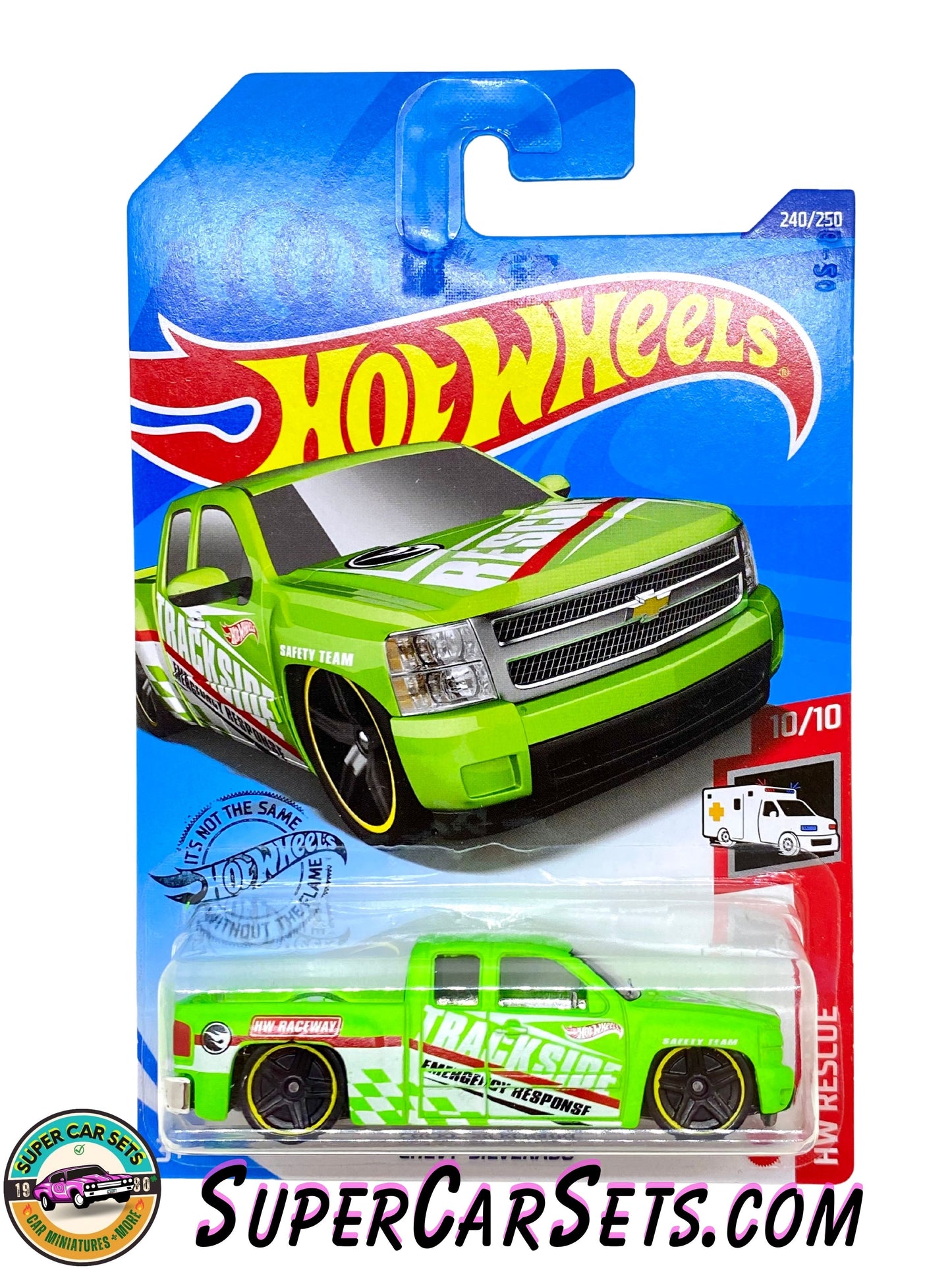 Chevy Silverado (TREASURE HUNT) - Hot Wheels HW Rescue 2020 (10/10) (240/250)