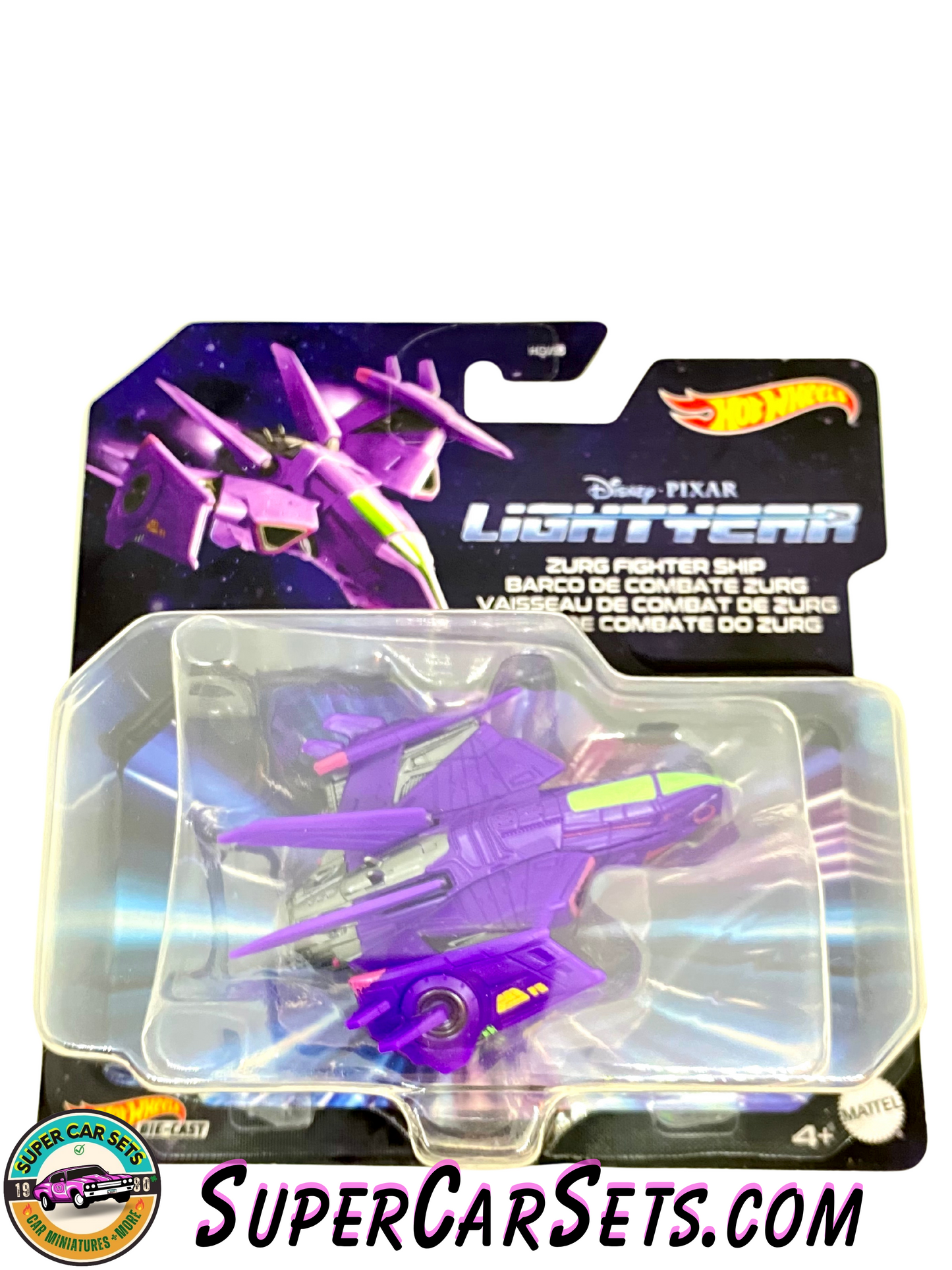 Lightyear (3/3) - Zurg Fighter Ship - Hot Wheels Disney Pixar