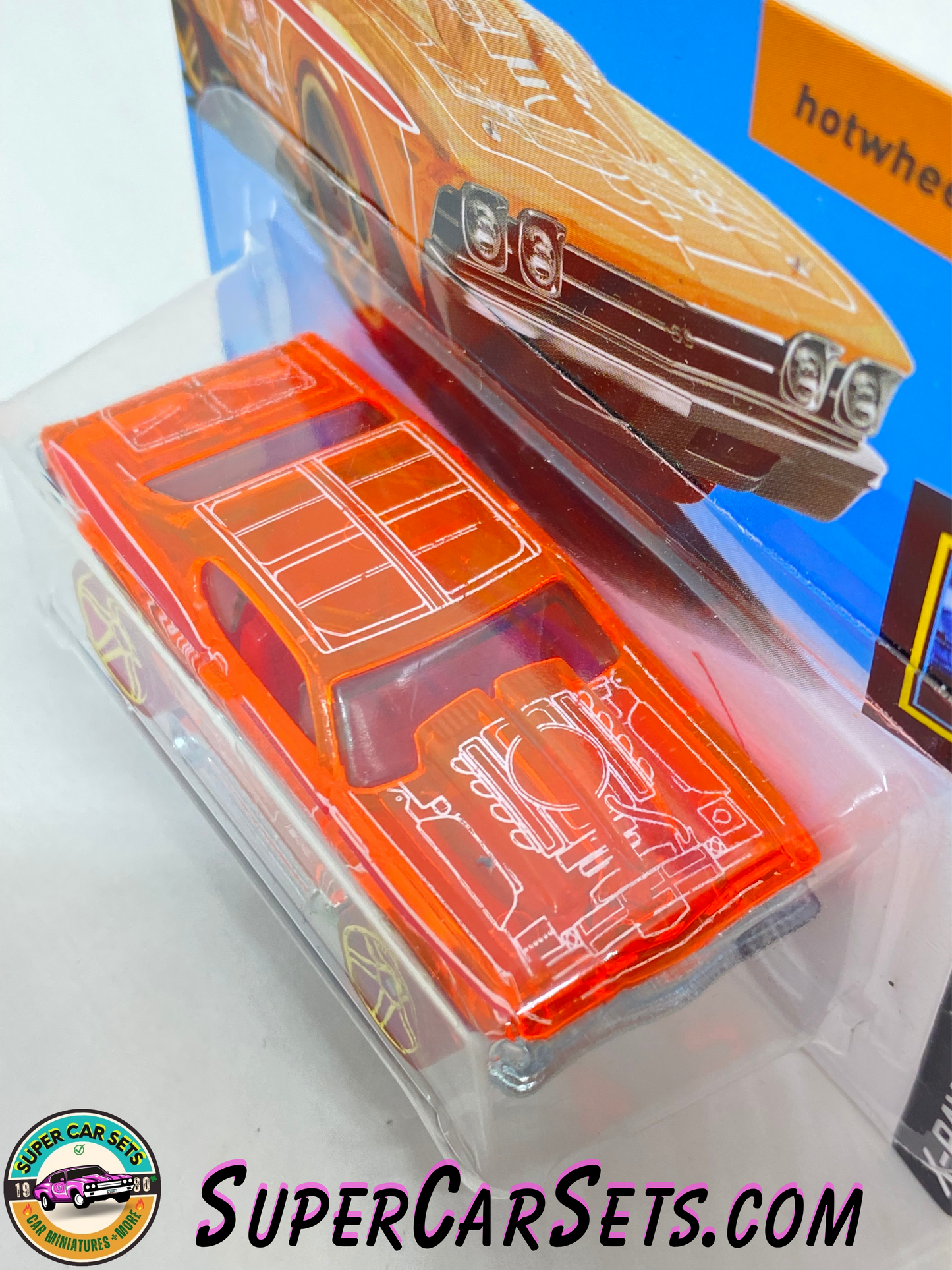 TREASURE HUNT - Hot Wheels X-Raycers - 2019 (9/10) (60/250) - ’69 Chevelle (short card)