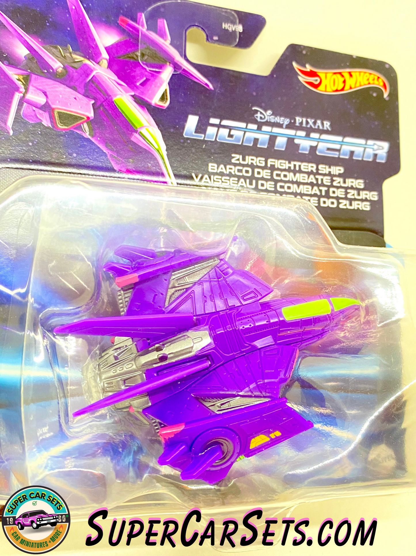 Lightyear (3/3) - Zurg Fighter Ship - Hot Wheels Disney Pixar