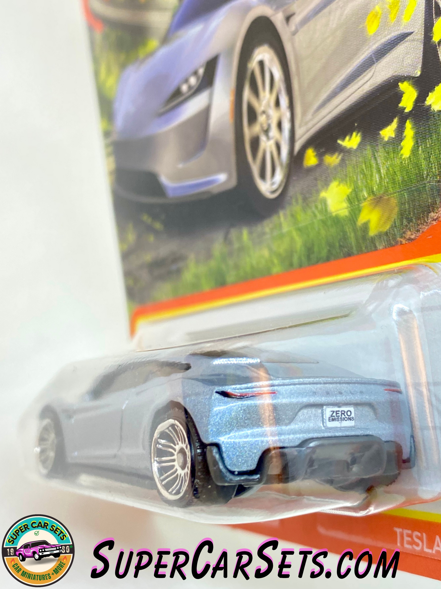 Tesla Roadster (silver colour) - (91/100) - Matchbox