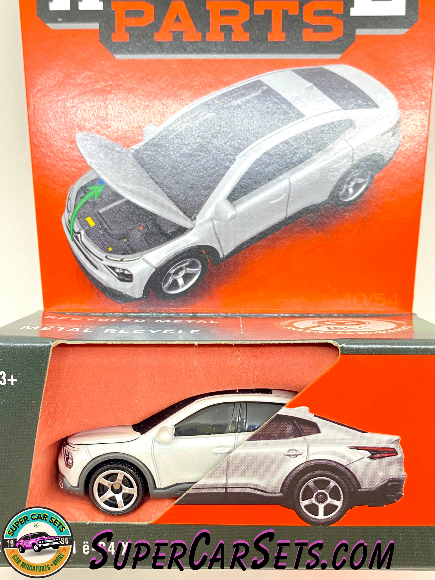 2023 Citroen e-C4 X (white colour) - Matchbox Moving Parts