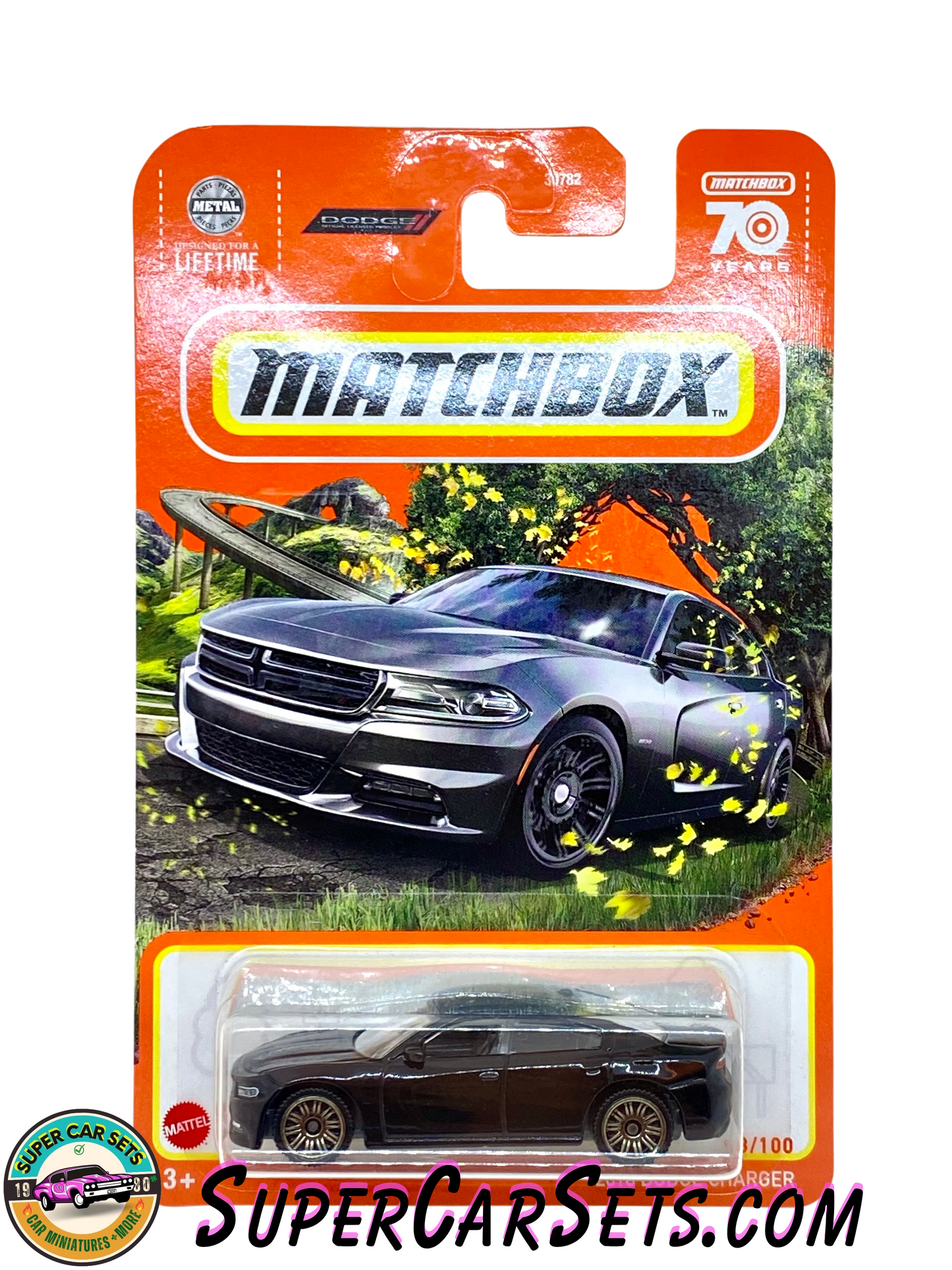 2018 Dodge Charger (black colour) (13/100)  - Matchbox