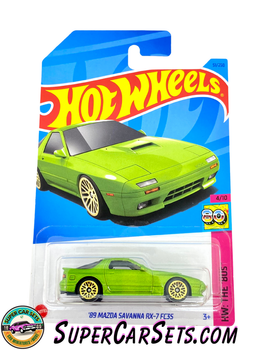 89 Mazda Savanna RX-7 FC35 (green colour) - Hot Wheels HW: The ‘80s - 2023 (4/10)