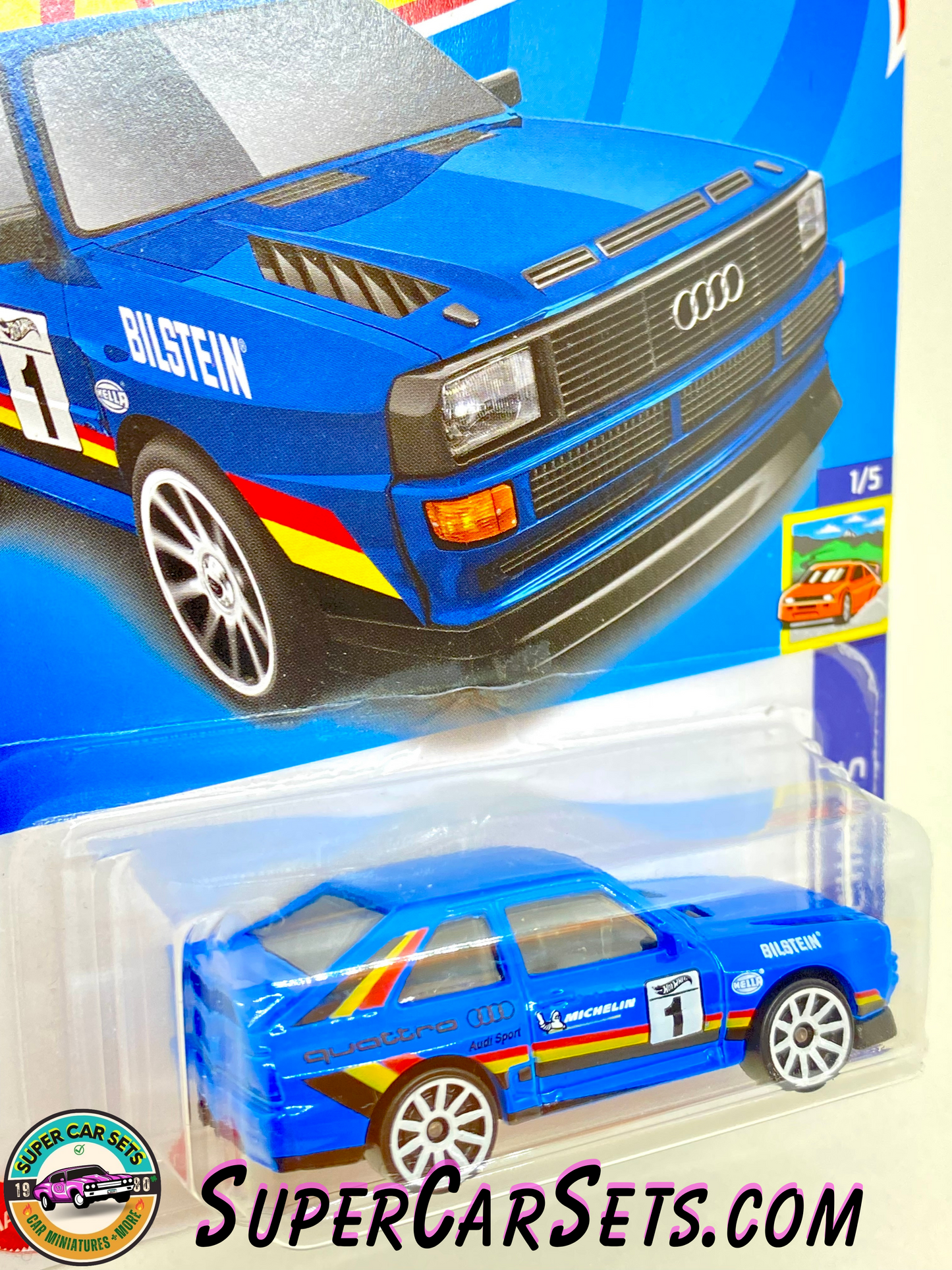 84 Audi Sport Quattro - Hot Wheels - Mainline - Rally Champs - 2023 (1/5) (180/250)