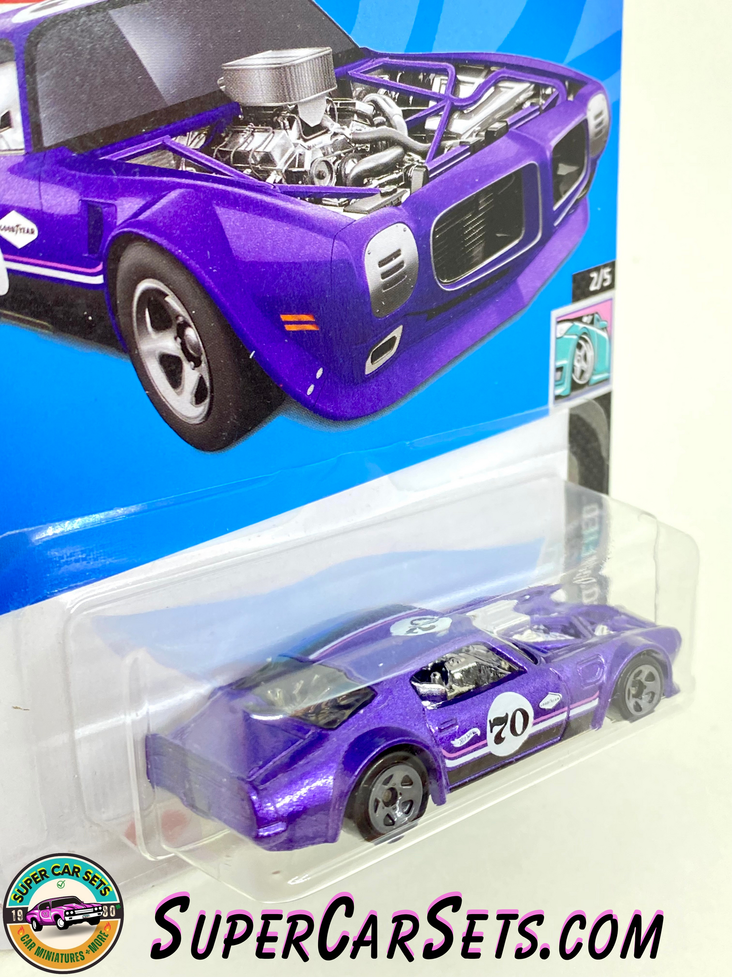 1970 Pontiac Firebird (purple colour) - Hot Wheels HW Modified - 2023 (2/5) (18/250)