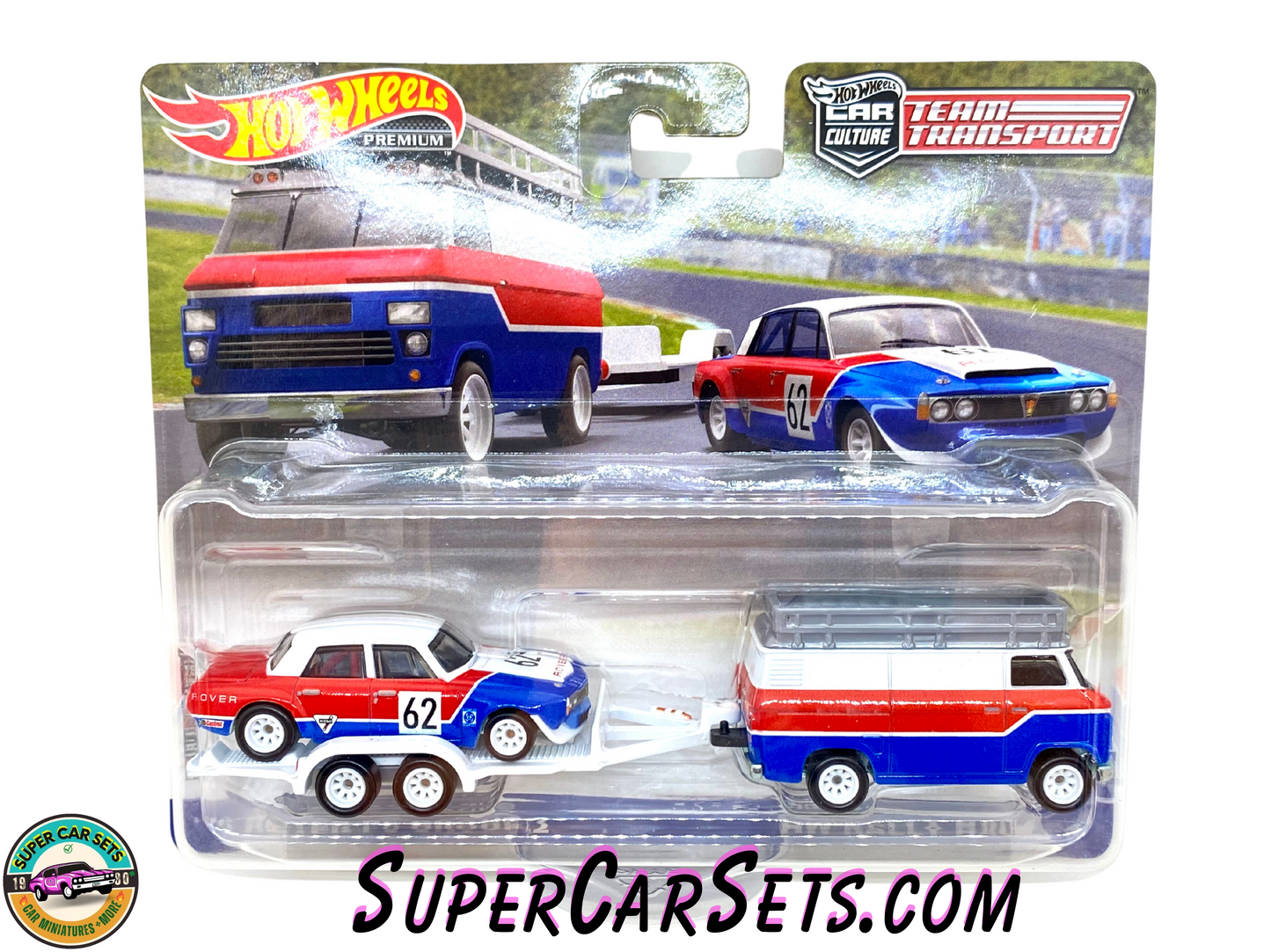 70 Rover P6 Group 2 + HW Rally Hauler - Hot Wheels Team Transport (#55)