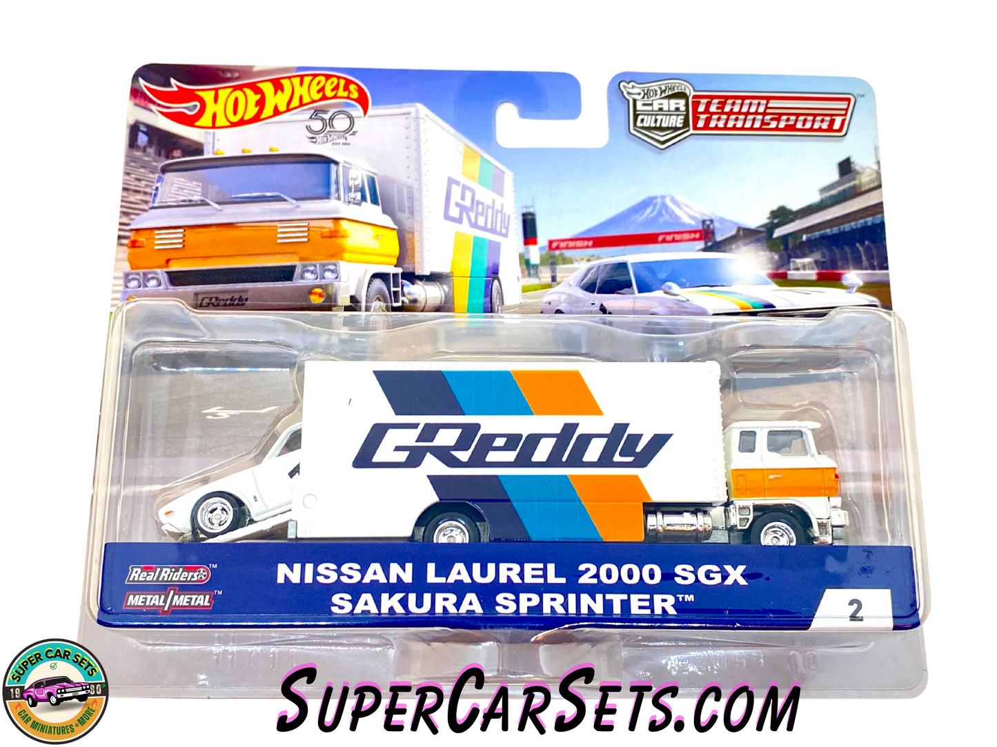 Nissan Laurel 2000 SGX Sakura Sprinter - Hot Wheels Team Transport (#2)