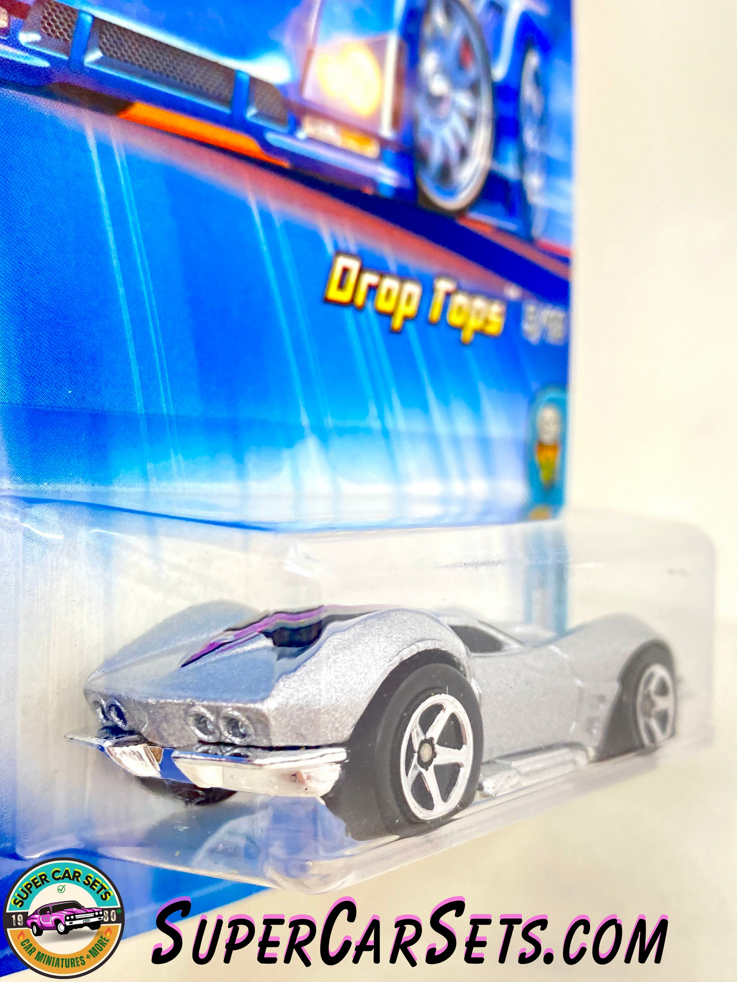 Hot Wheels (VINTAGE)  (Year launched 2005) - 2005 First Editions - Drop Tops (5/10) (#G6695) - 1963 Corvette Sting Ray