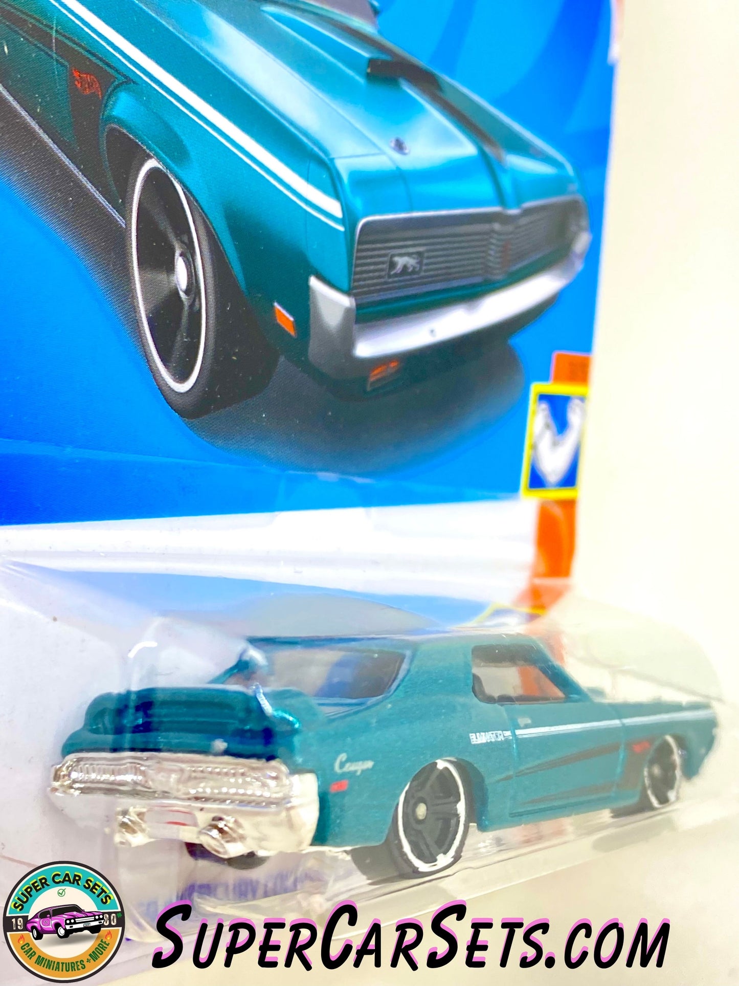 69 Mercury Cougar Eliminator (green/blue-ish colour) - Hot Wheels Muscle Mania 2024 (3/5) (171/250)