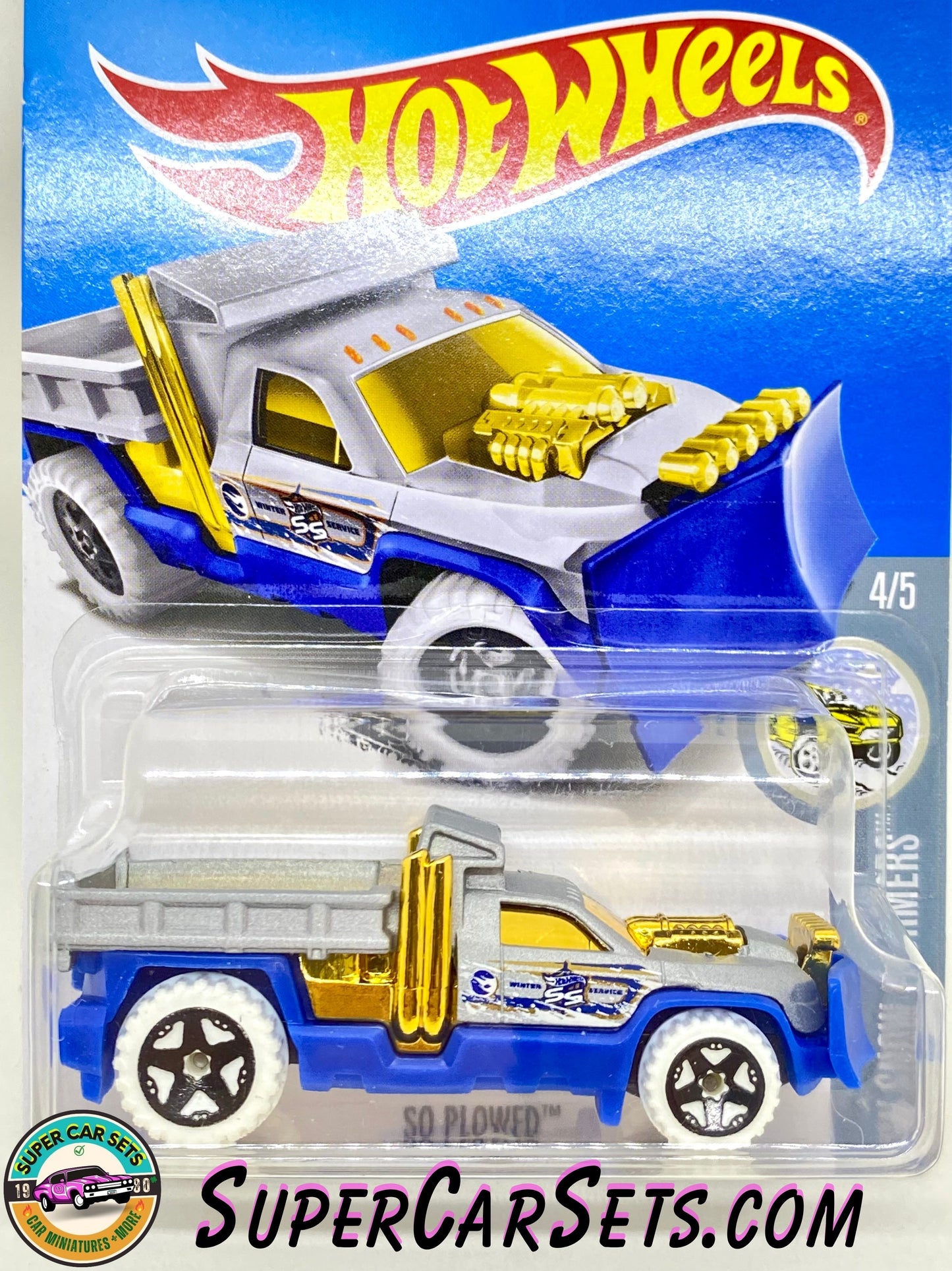 So Plowed (Year launched 2017) (TREASURE HUNT) - Hot Wheels HW Snow Stormers 2017 (4/5)