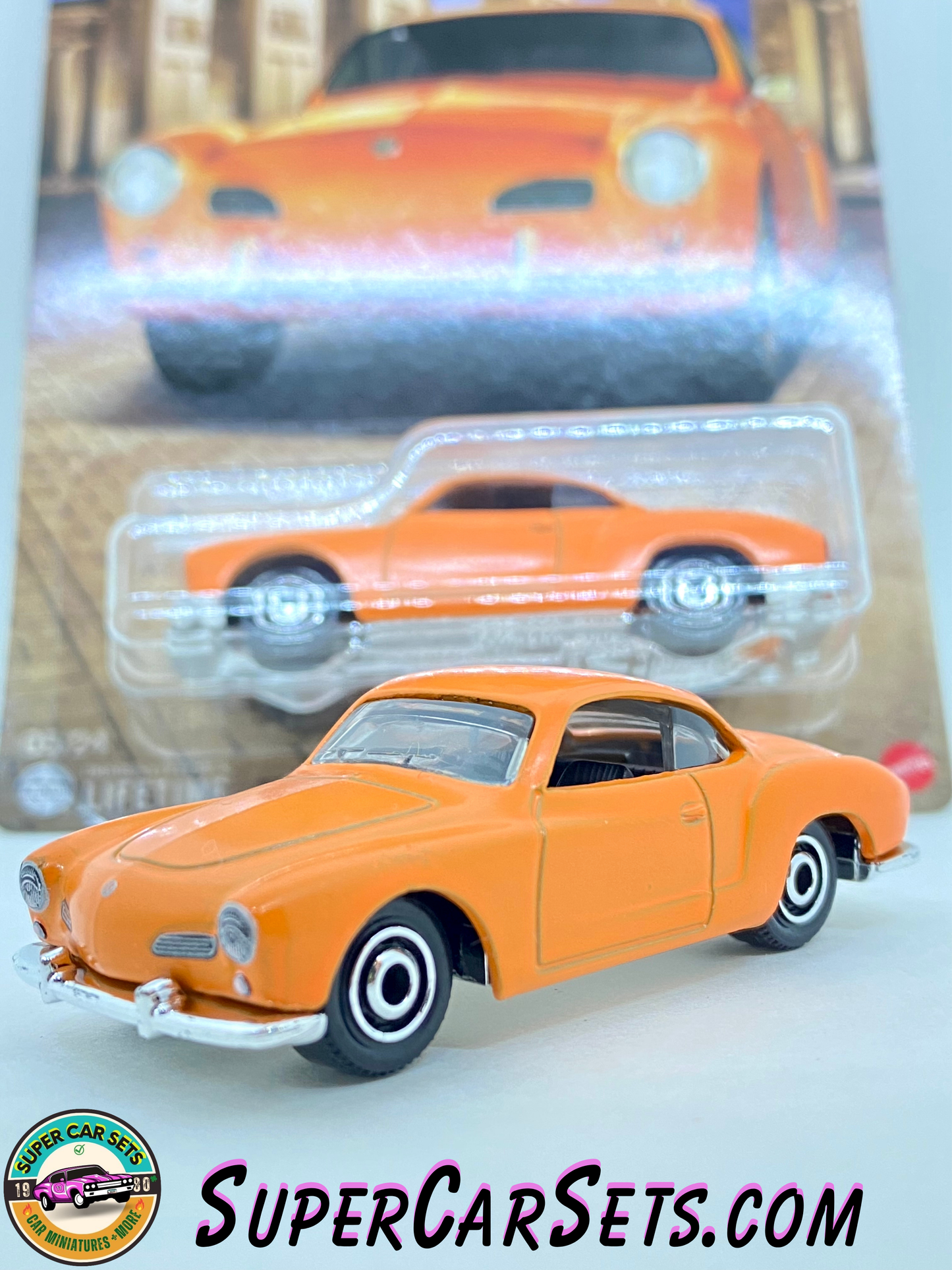 1962 Volkswagen Karmann Ghia (orange colour) - Matchbox Germany (5/24)