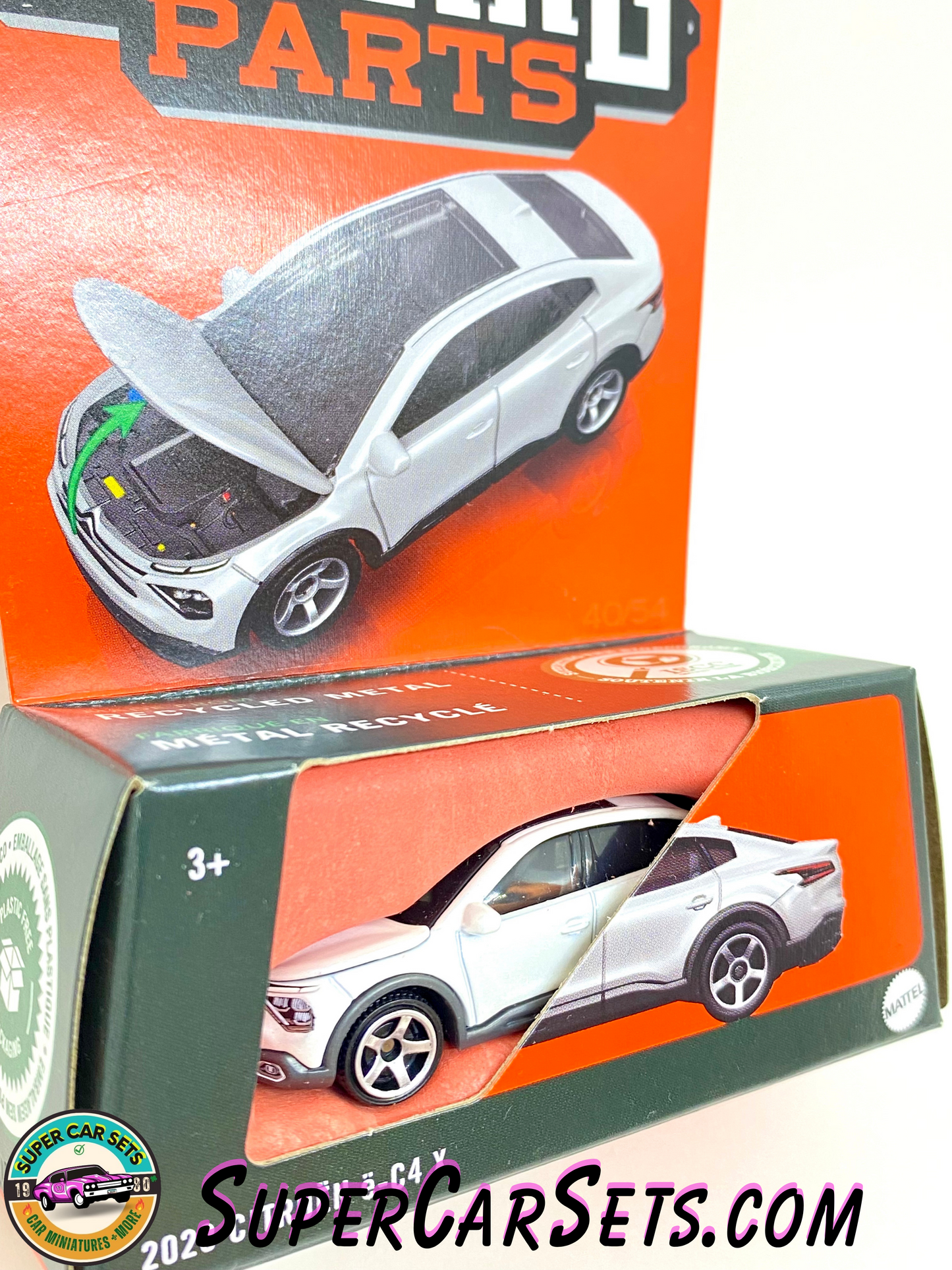 2023 Citroen e-C4 X (white colour) - Matchbox Moving Parts