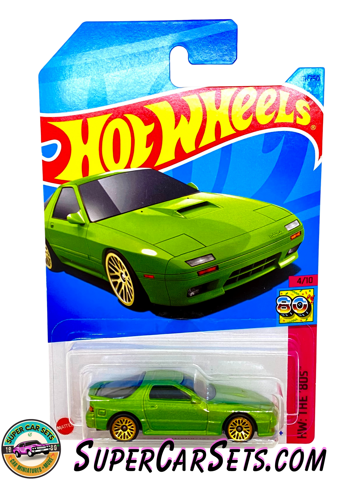 89 Mazda Savanna RX-7 FC35 (green colour) - Hot Wheels HW: The ‘80s - 2023 (4/10)