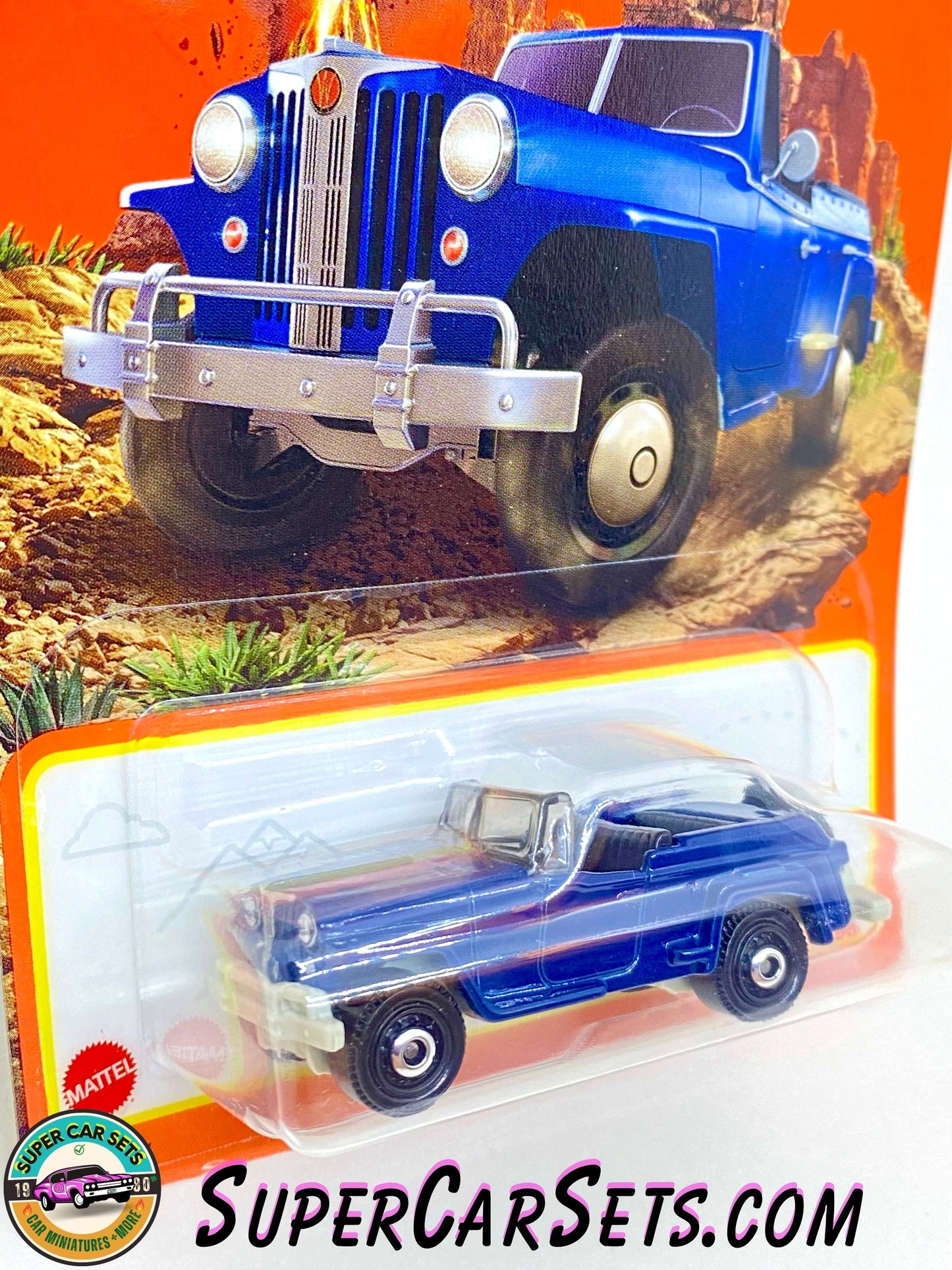 1948 Willys Jeepster (dark blue colour) (10/100) - Matchbox