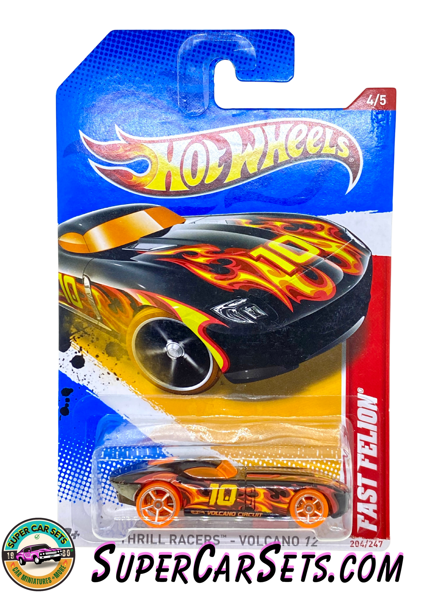 Hot Wheels Thrill Racers Volcano 12 - 2012 (4/5) (204/247) - Fast Felion (Year launched 2012)