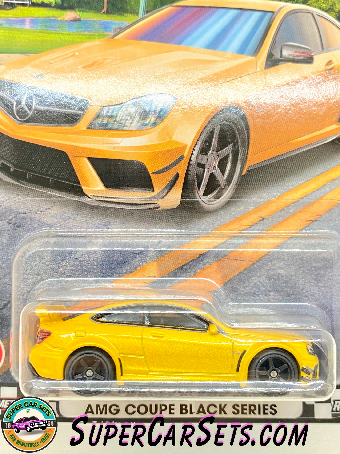 12 Mercedes-Benz C63 AMG Coupe Black Series - Hot Wheels Premium Boulevard #76