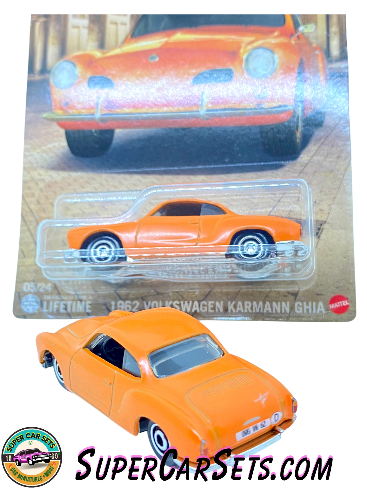 1962 Volkswagen Karmann Ghia (orange colour) - Matchbox Germany (5/24)