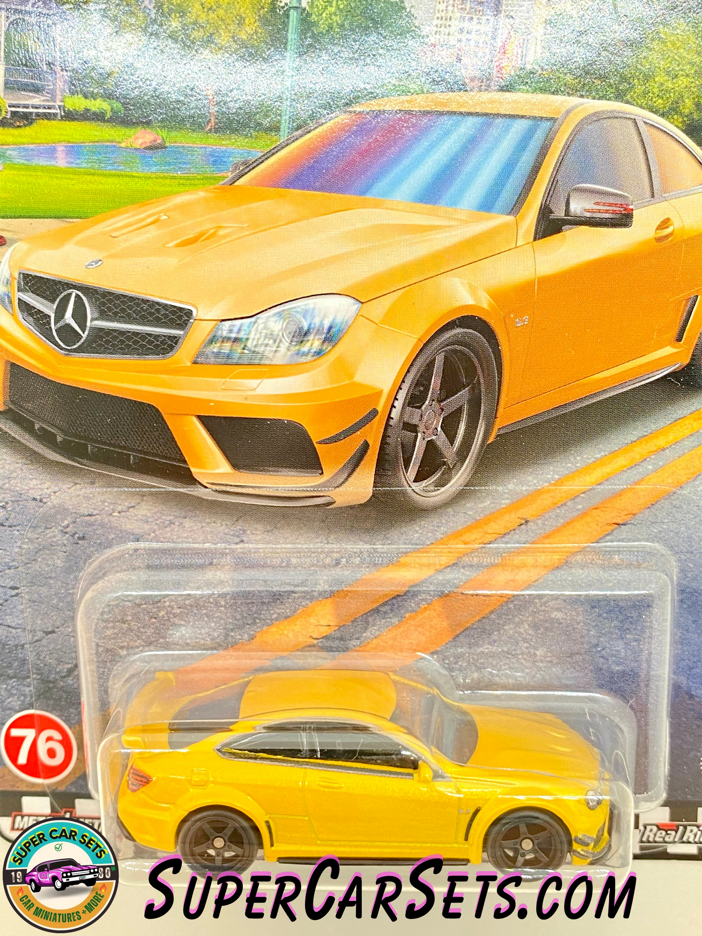 12 Mercedes-Benz C63 AMG Coupe Black Series - Hot Wheels Premium Boulevard #76