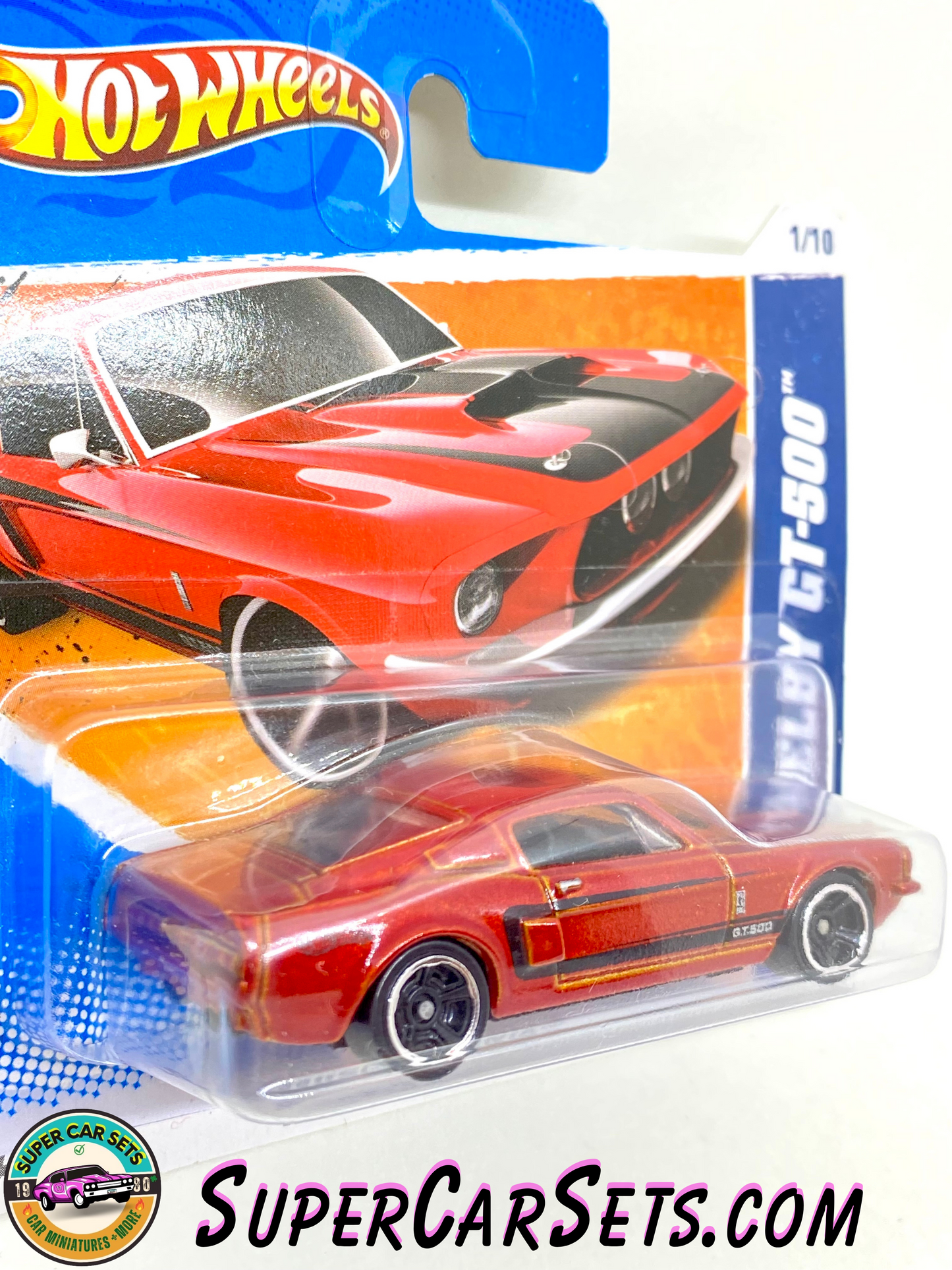 67 Shelby GT-500 (red colour) (short card) - Hot Wheels Muscle Mania - 2011 (1/10) (101/244)