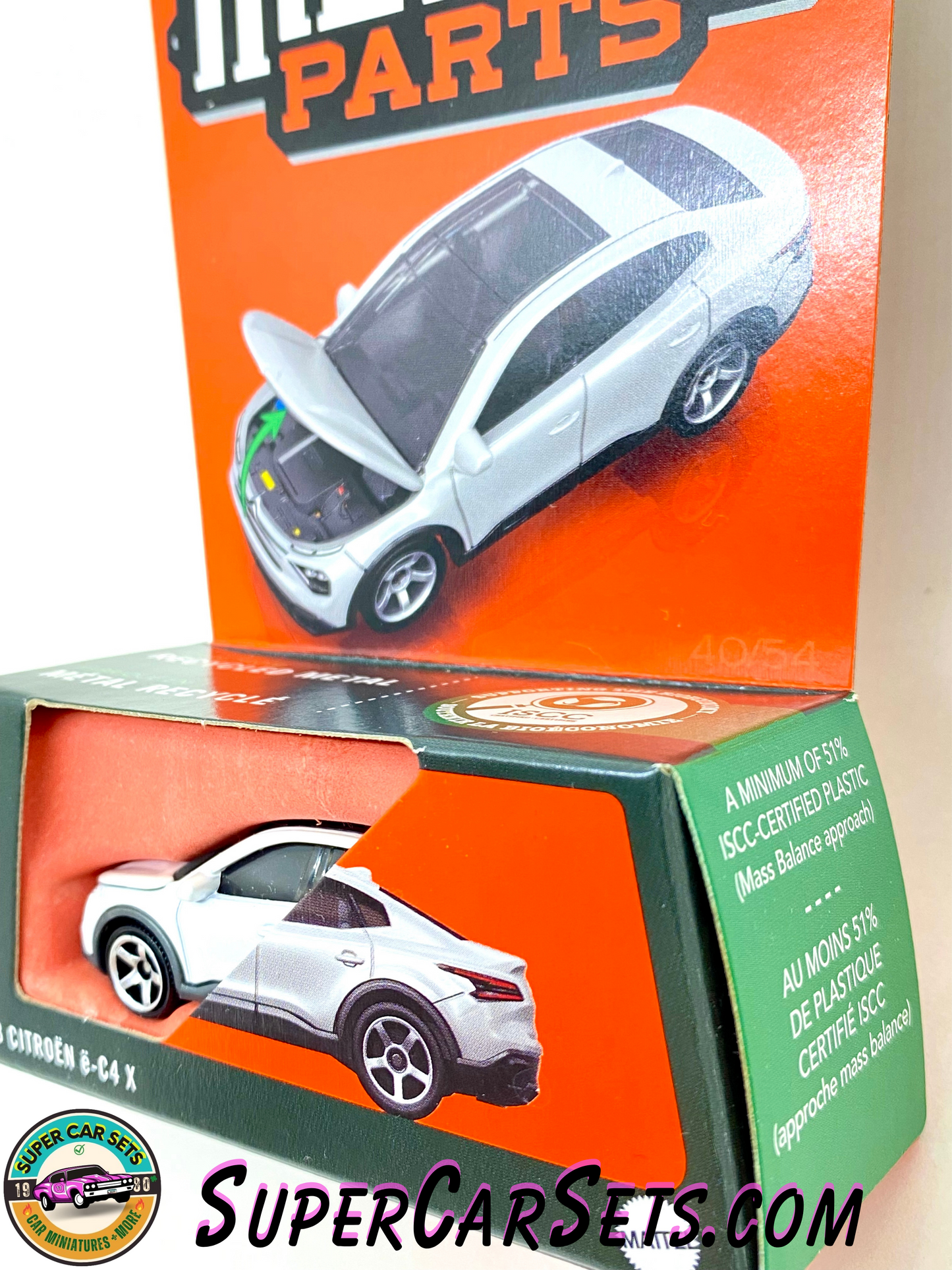 2023 Citroen e-C4 X (white colour) - Matchbox Moving Parts