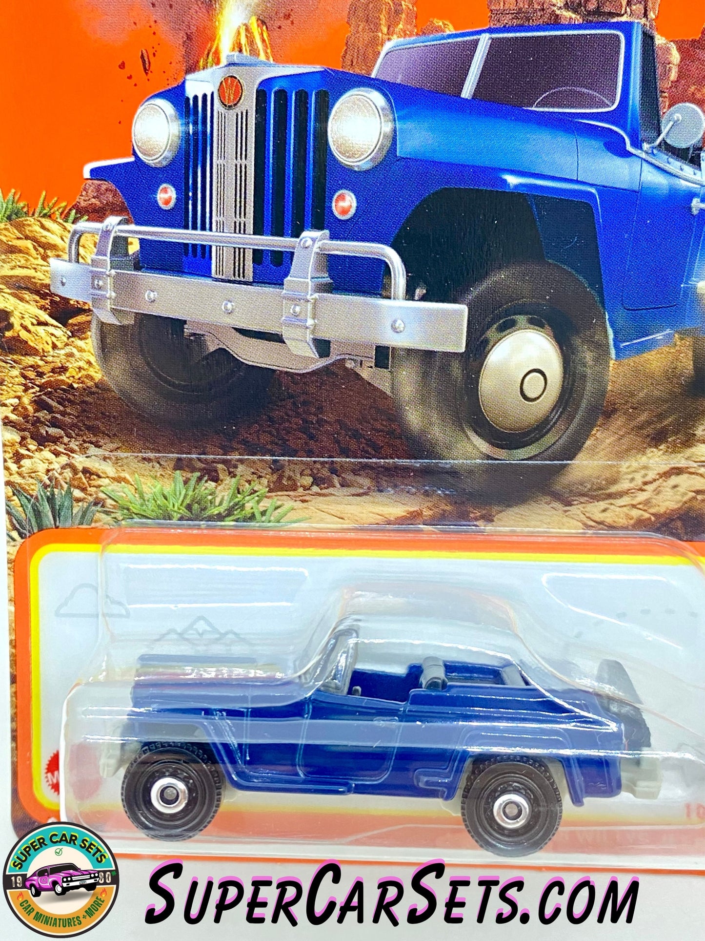 1948 Willys Jeepster (dark blue colour) (10/100) - Matchbox