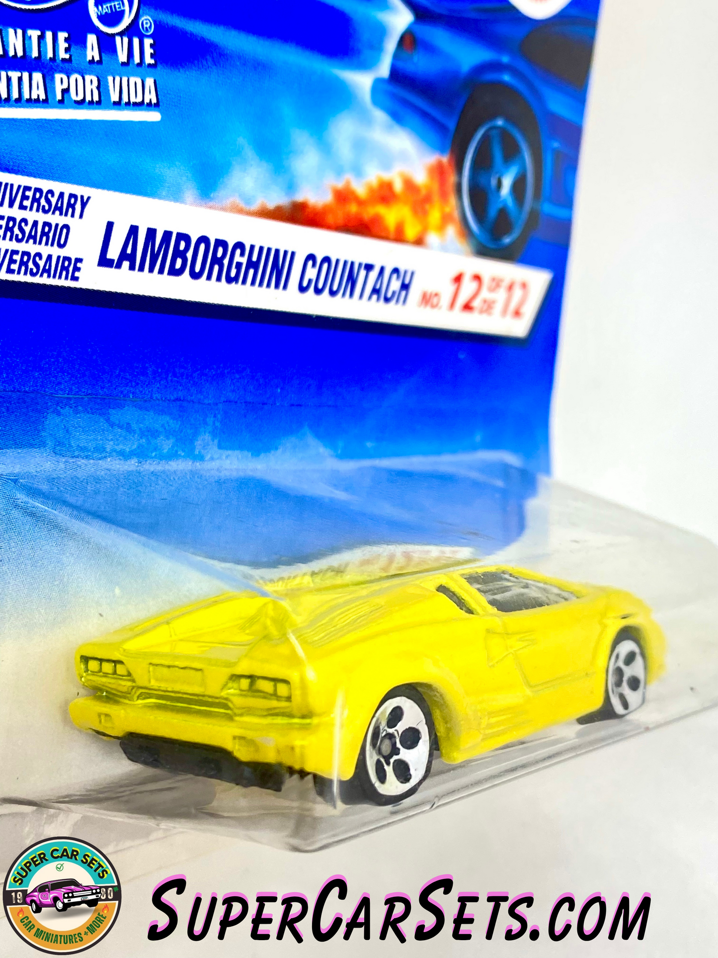 Hot Wheels (VINTAGE) (Year launched 1997) - 25th Anniversary Lamborghini Countach (12/12) (#16663)