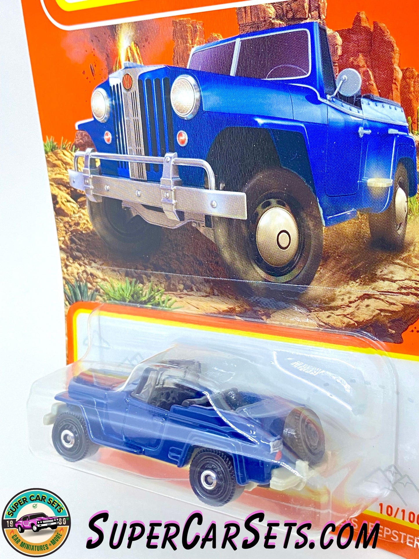 1948 Willys Jeepster (dark blue colour) (10/100) - Matchbox