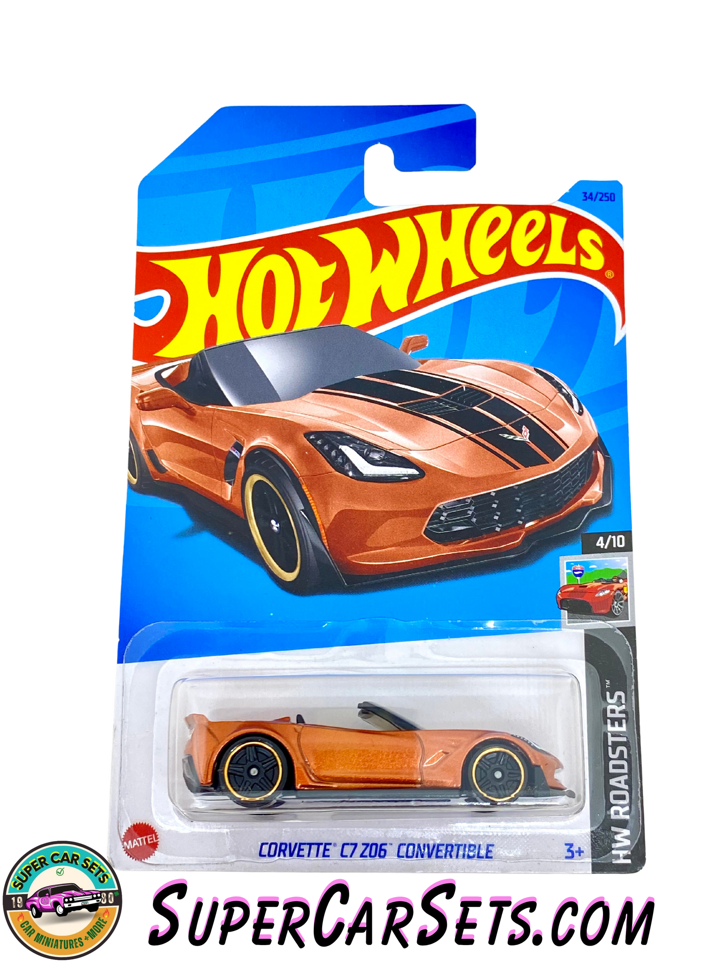 Corvette C7 Z06 Convertible (copper colour) - Hot Wheels HW Roadsters - 2023 (4/10) (34/250)