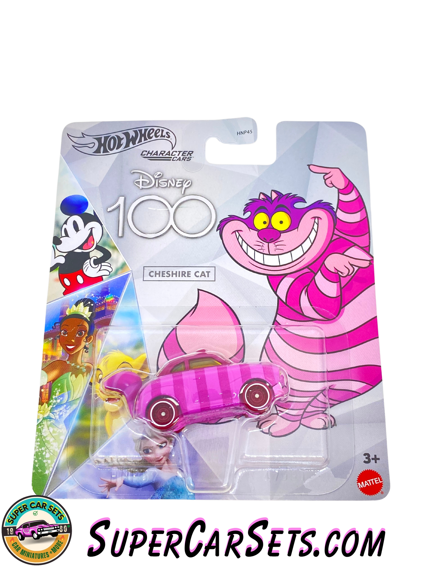 Hot Wheels Character Cars - Disney 100 Years - Cheshire Cat (card slightly bent)