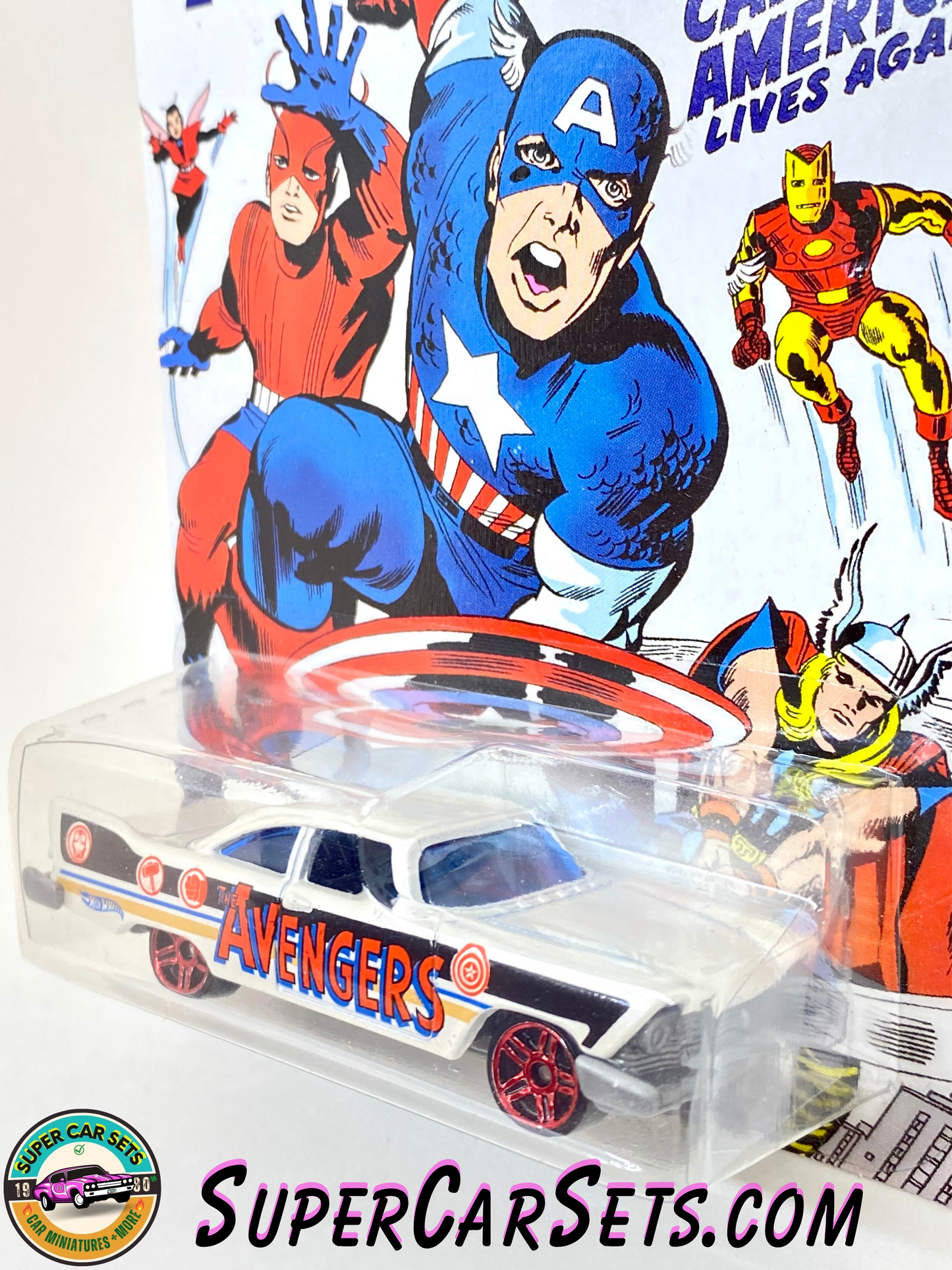 Hot Wheels - Captain America series  (6/8) - ’57 Plymouth Fury (Avengers)