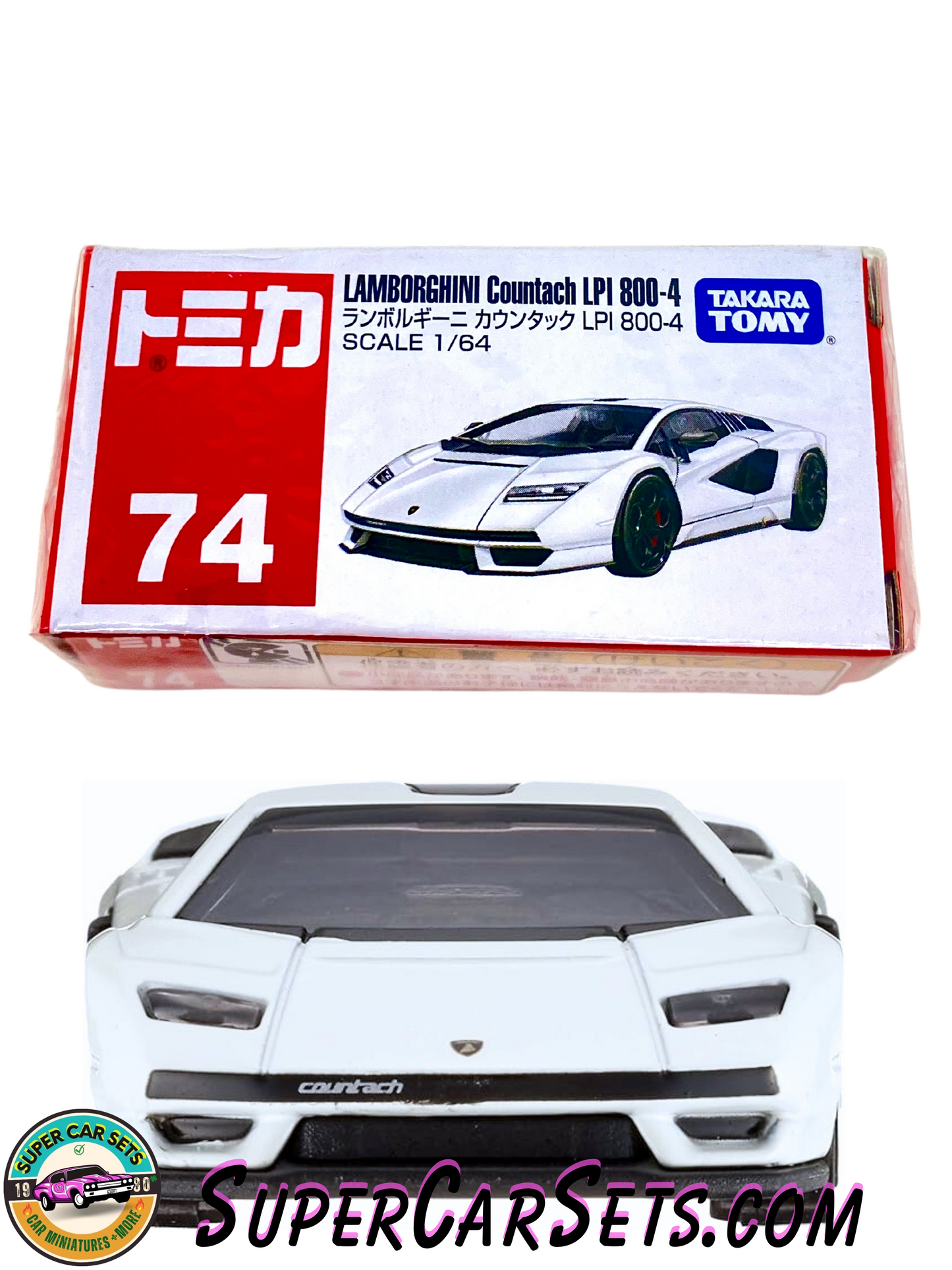 Lamborghini Countach LPI 800-4 (1:64 scale) - Tomica (#74)