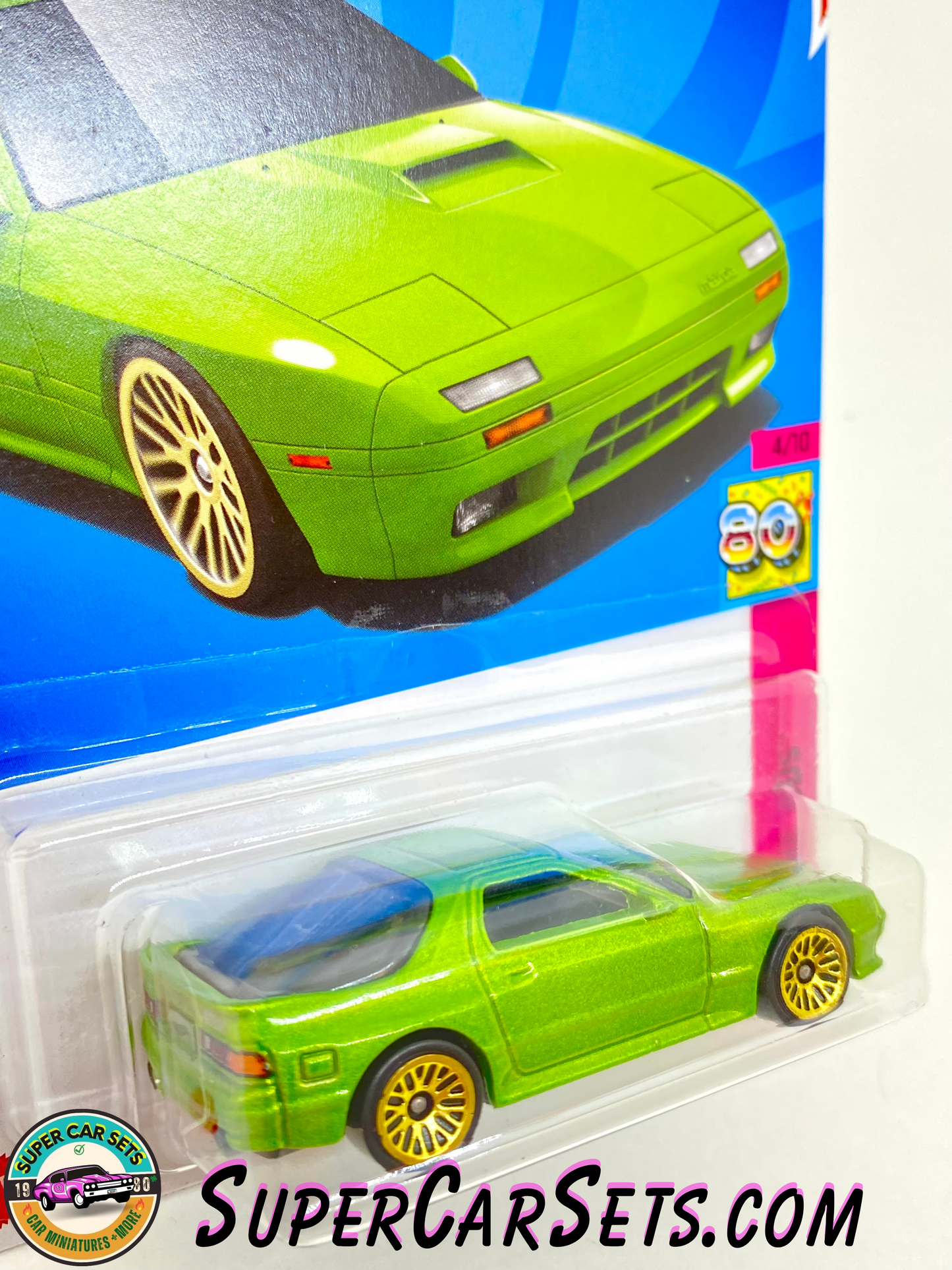 89 Mazda Savanna RX-7 FC35 (green colour) - Hot Wheels HW: The ‘80s - 2023 (4/10)