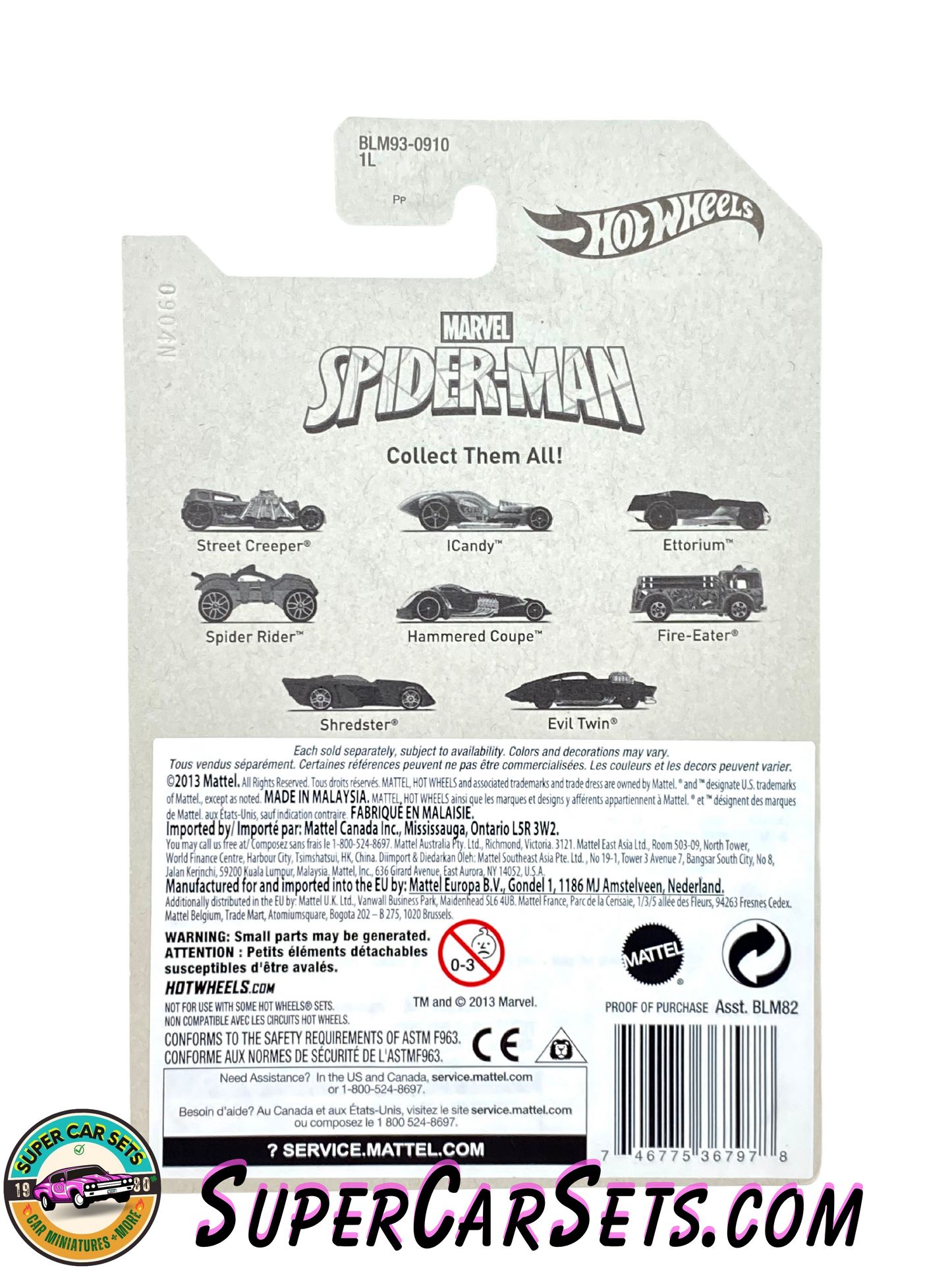 Hot Wheels - Marvel Spider-Man - (8/8) Evil Twin (Chase)