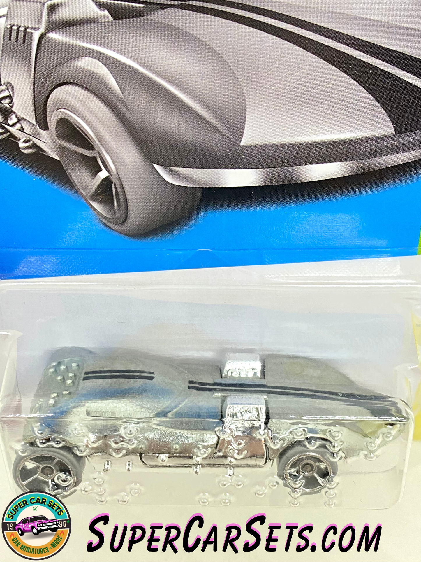 HW Braille Racer - Twin Mill (silver colour) - Hot Wheels Experimotors (4/5) (85/250)