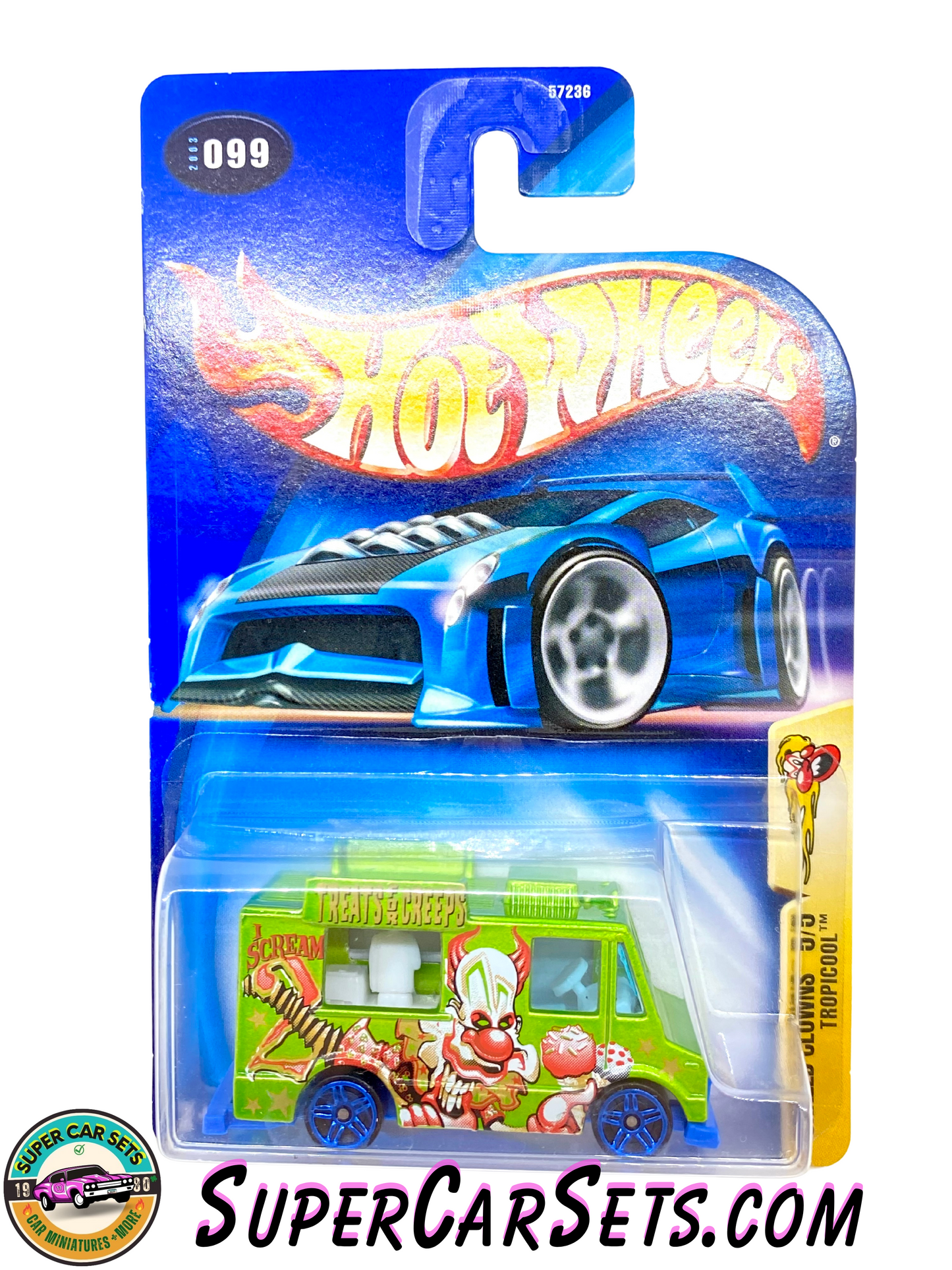 Hot Wheels (VINTAGE) (Year launched 2003) - Crazed Clowns (5/5) - Tropicool (099)