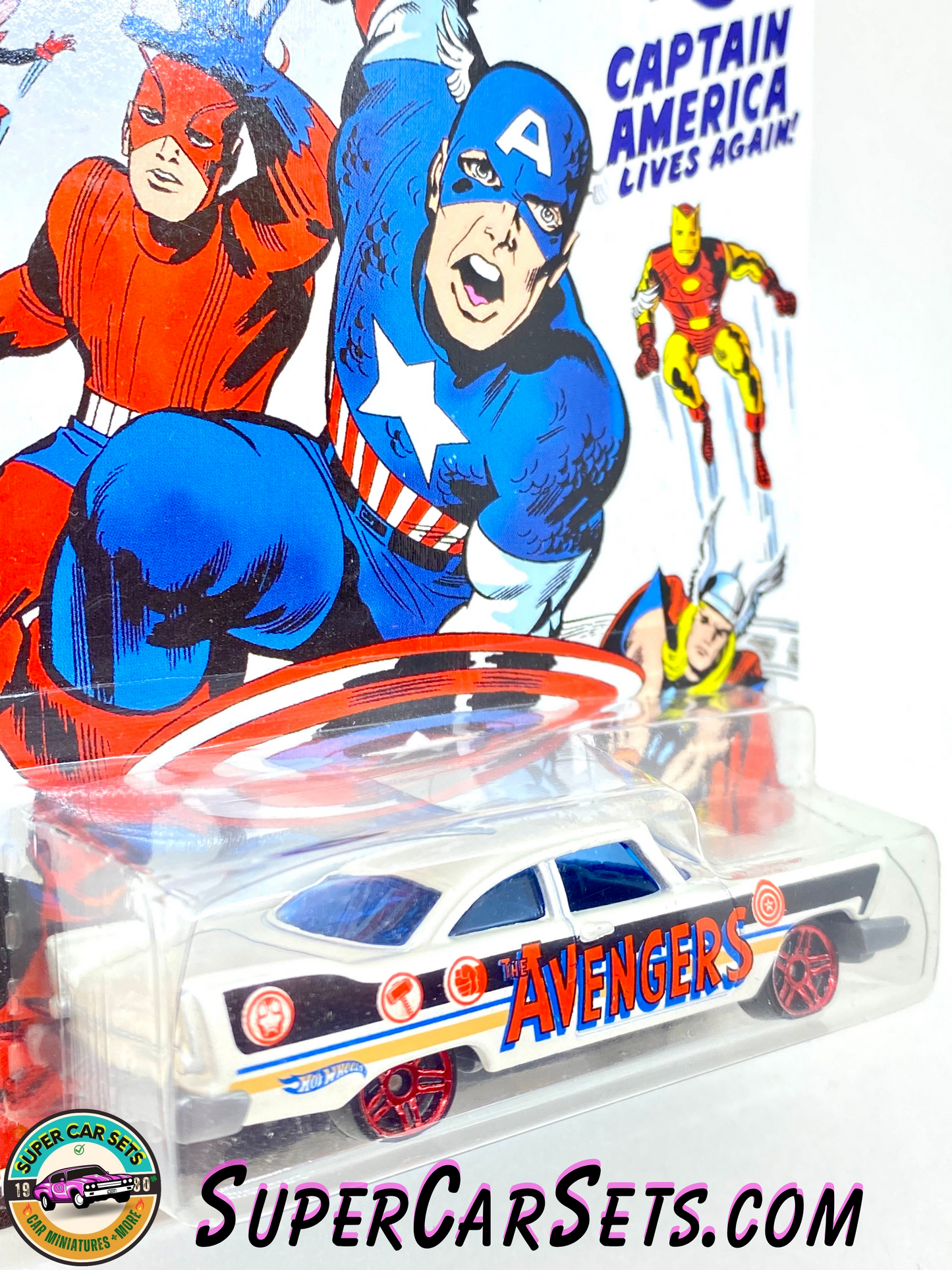 Hot Wheels - Captain America series  (6/8) - ’57 Plymouth Fury (Avengers)