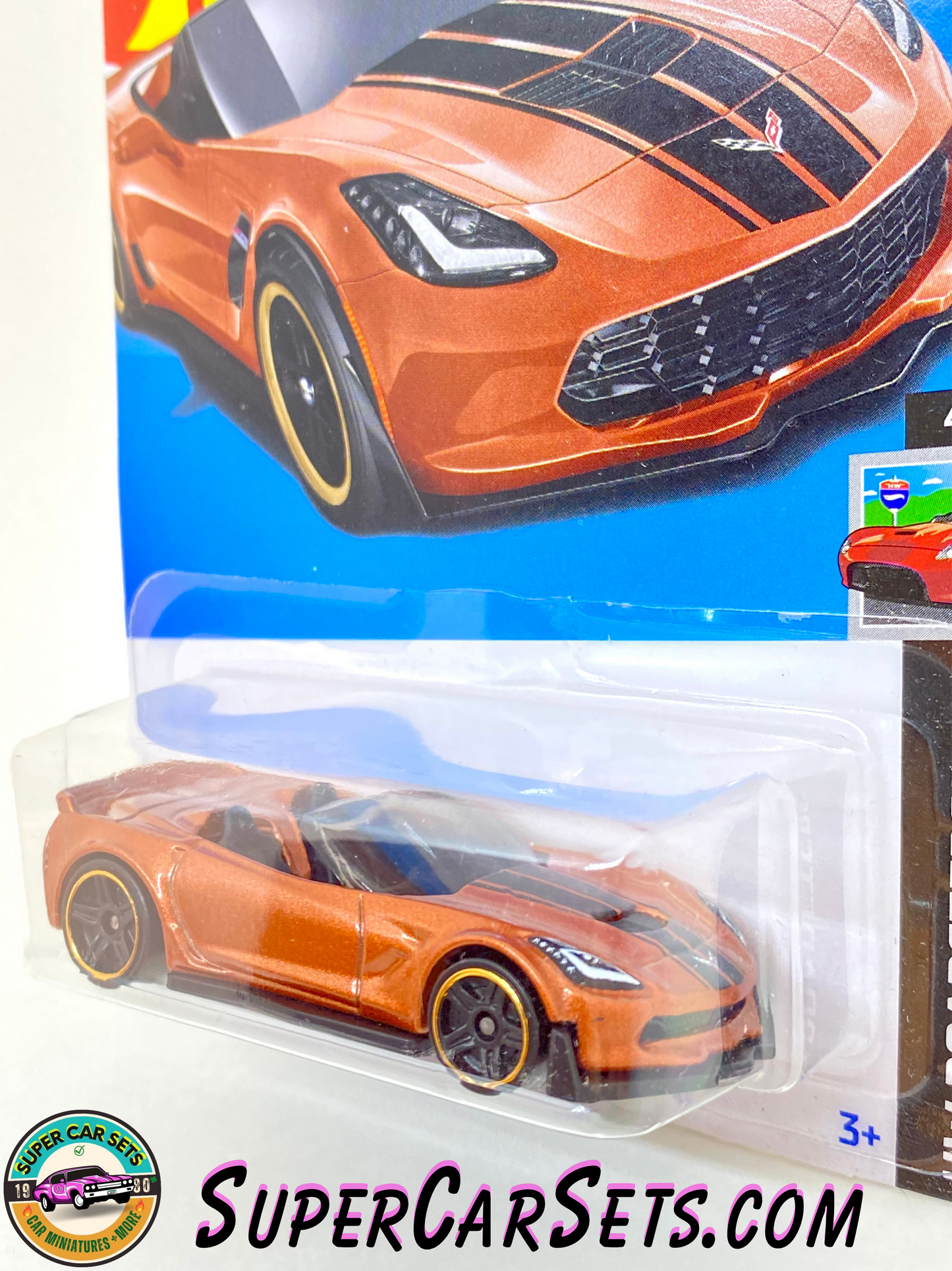 Corvette C7 Z06 Convertible (copper colour) - Hot Wheels HW Roadsters - 2023 (4/10) (34/250)