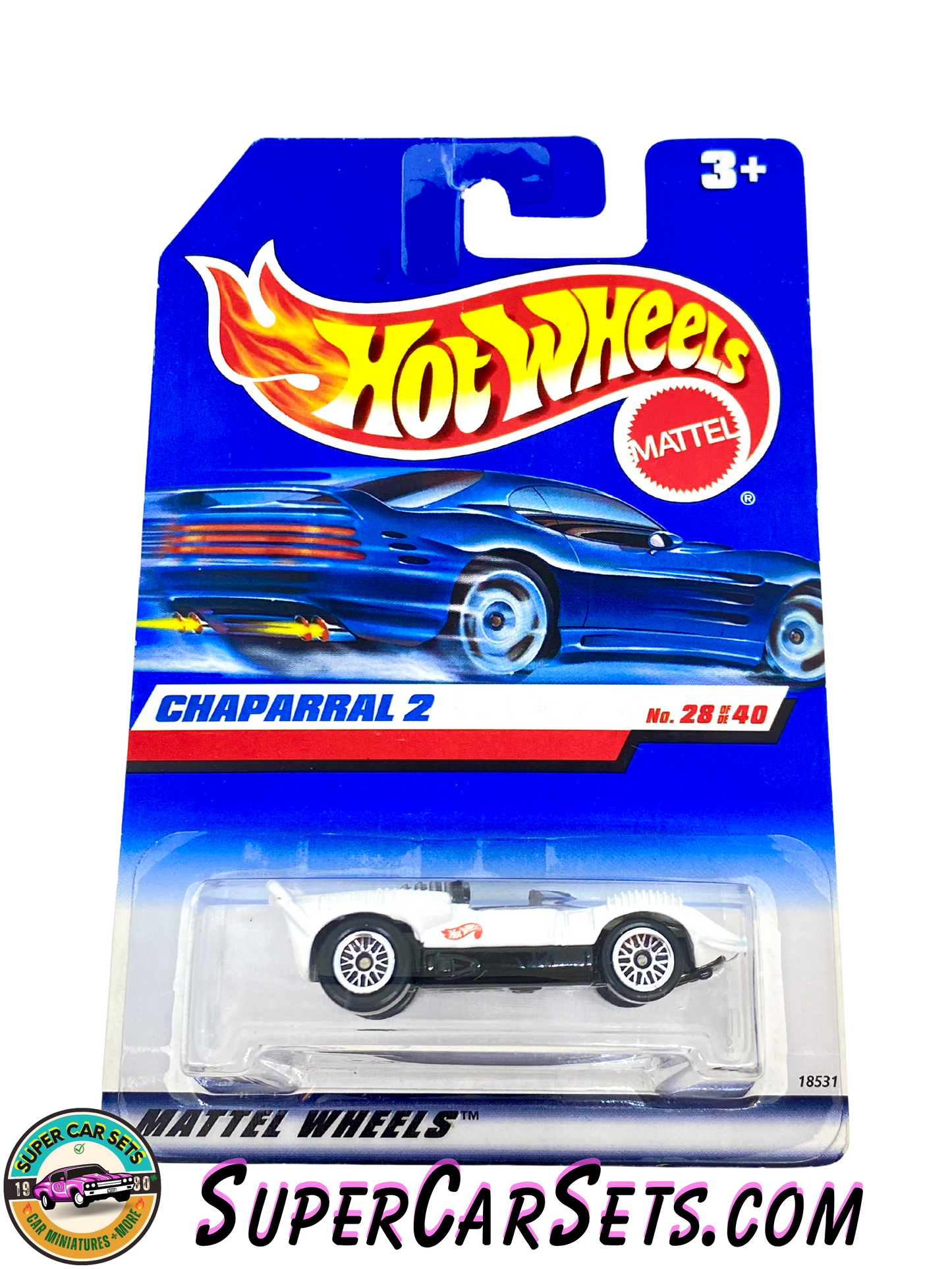 Hot Wheels (VINTAGE) (Year launched 1998) - Chaparral 2 (28/40) (#18531)