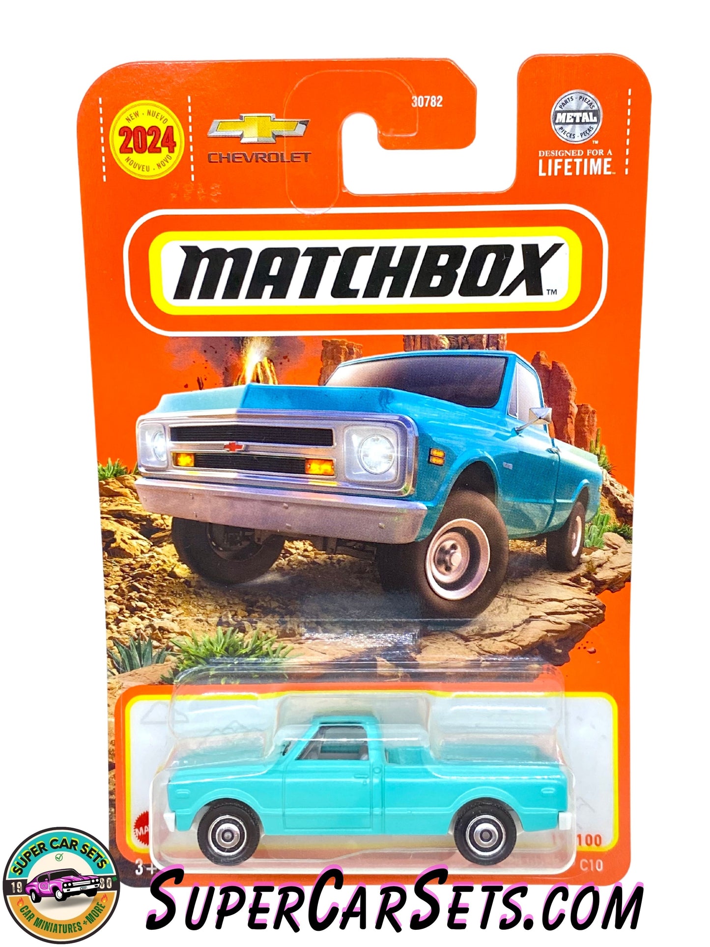 1968 Chevy C10 (Turquoise colour) - (19/100) - Matchbox