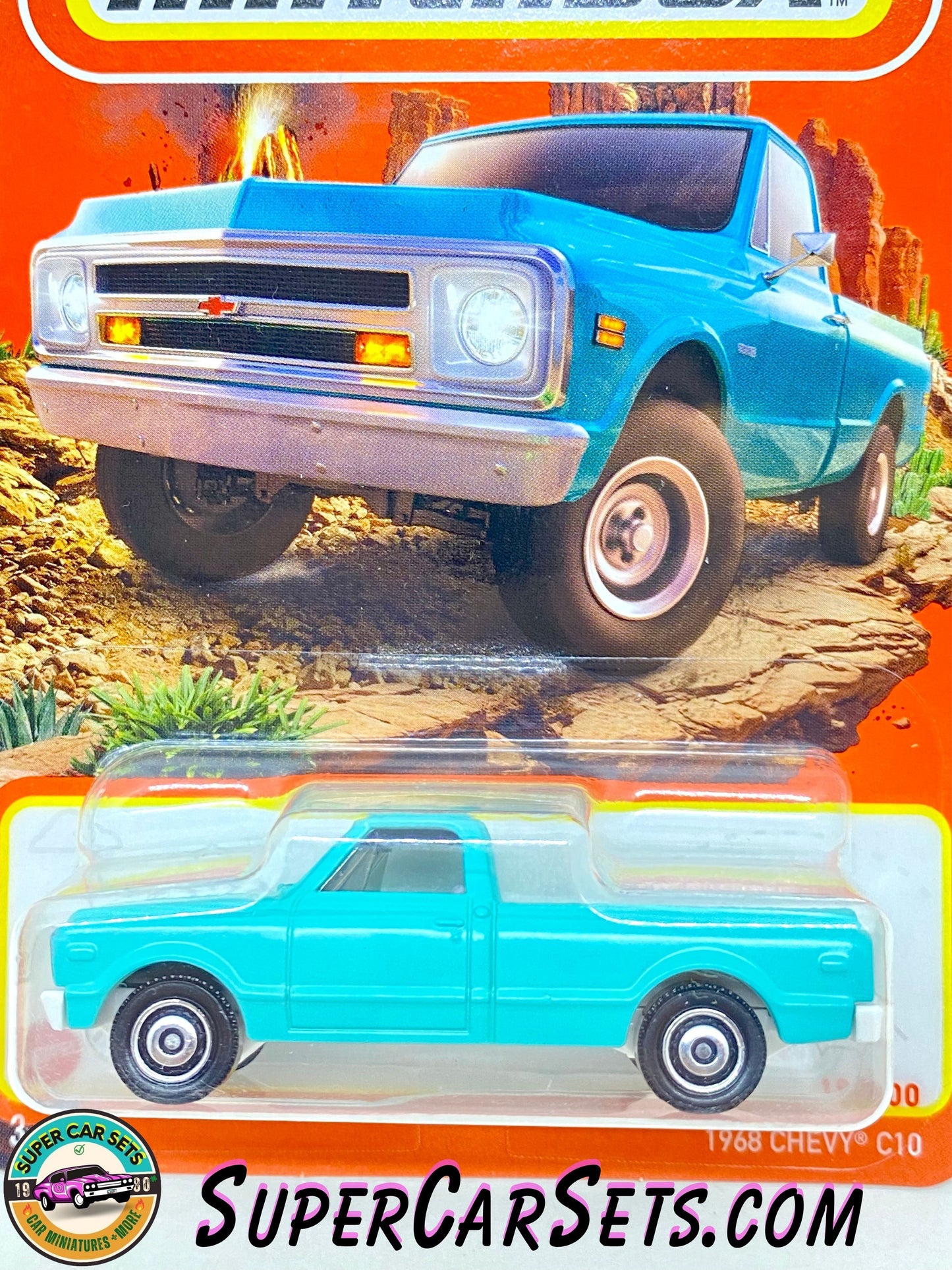 1968 Chevy C10 (Turquoise colour) - (19/100) - Matchbox