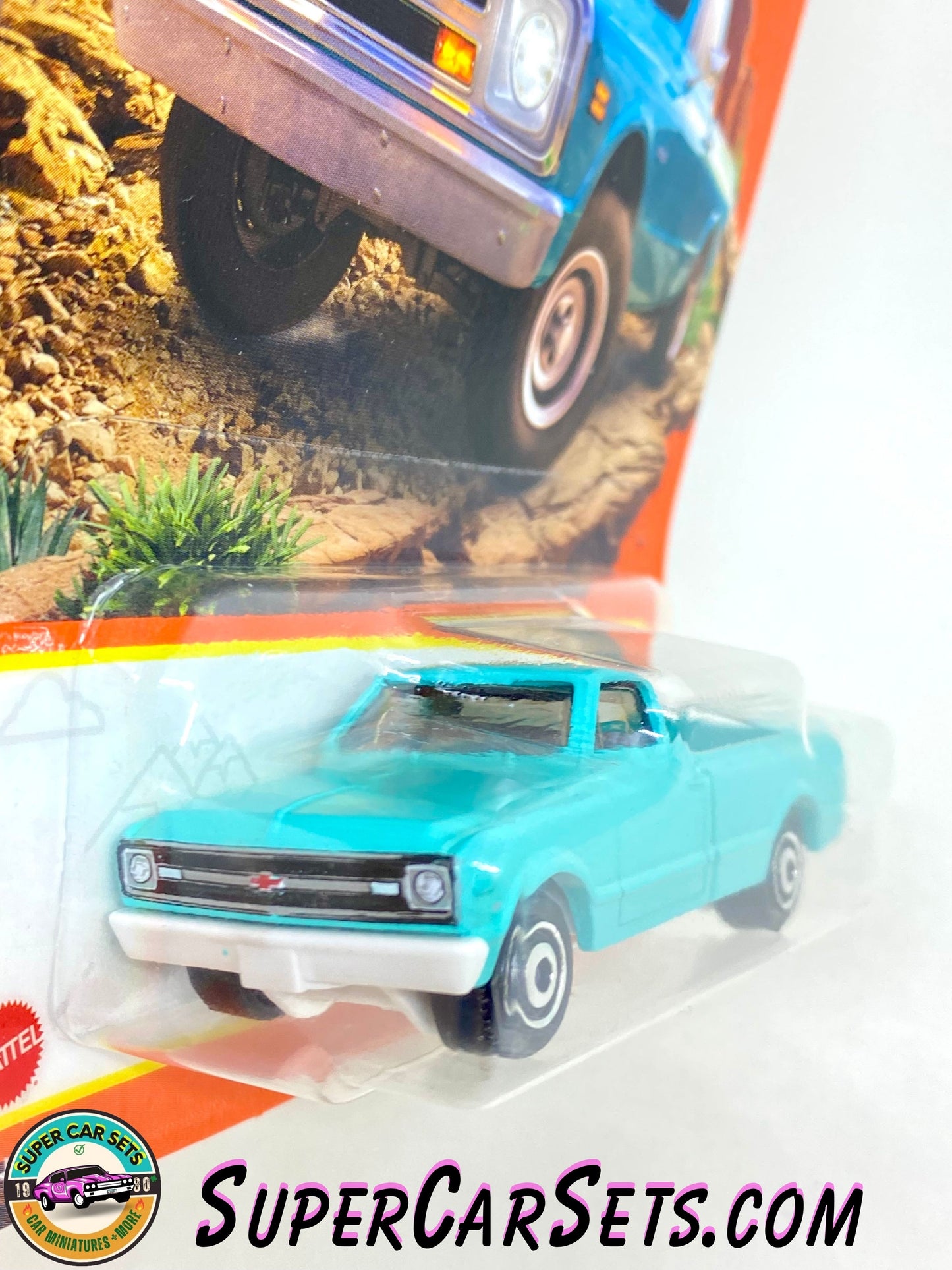 1968 Chevy C10 (Turquoise colour) - (19/100) - Matchbox