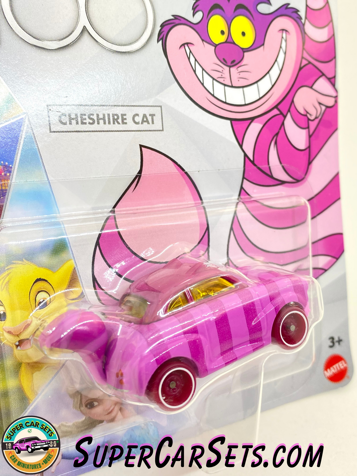 Hot Wheels Character Cars - Disney 100 Years - Cheshire Cat (card slightly bent)