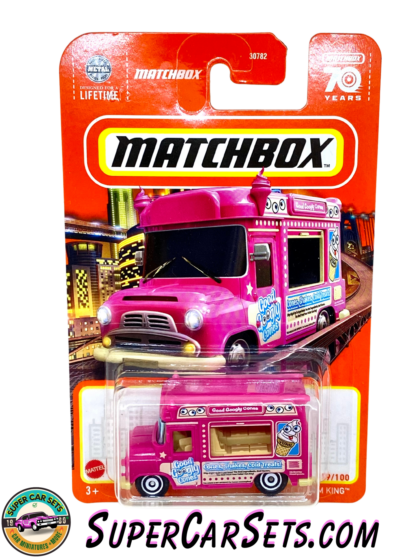 Matchbox - Ice Cream King - MBX Service (pink colour) (59/100)