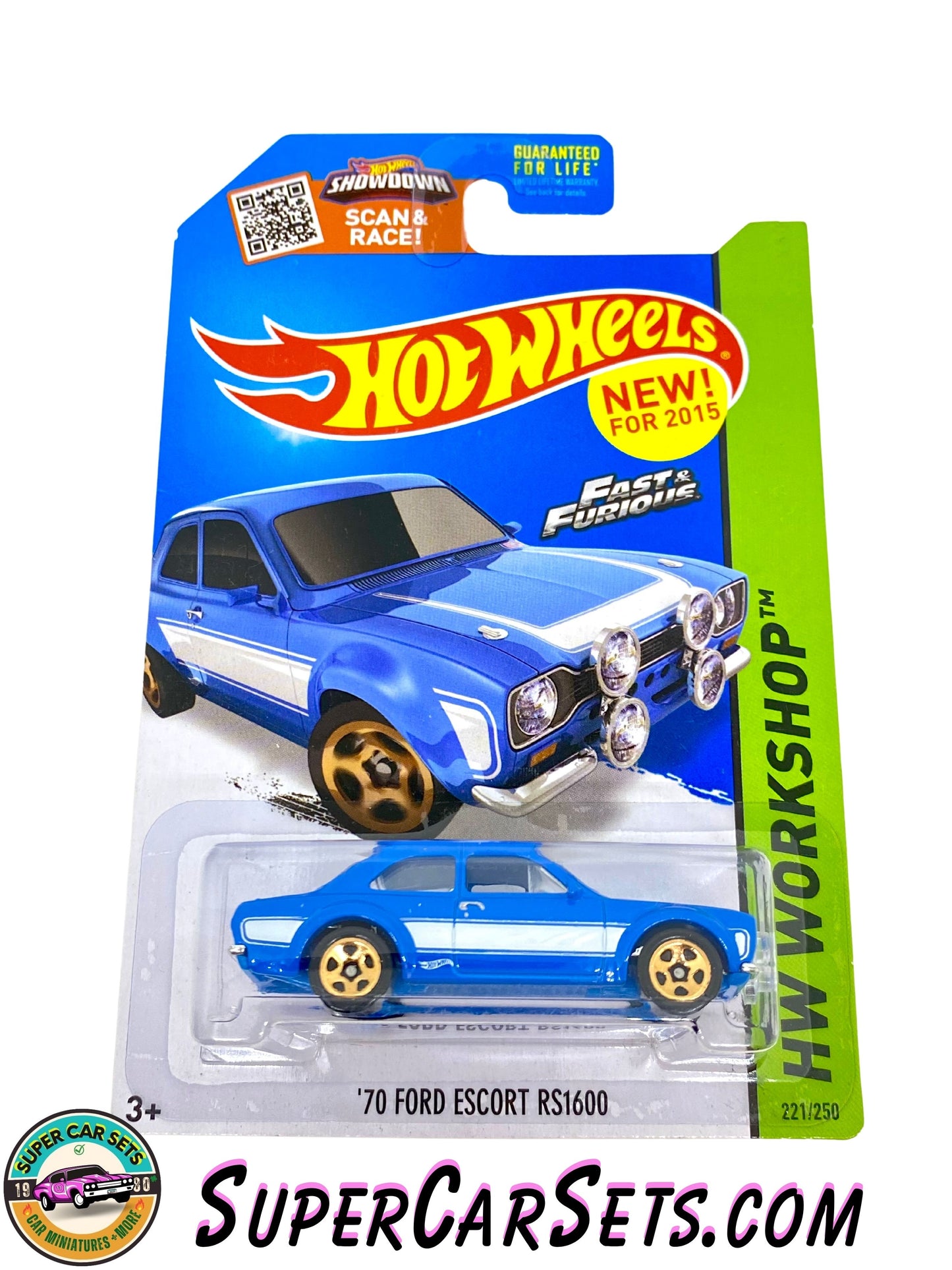 70 Ford Escort RS1600 (Fast & Furious) - Hot Wheels HW Workshop 2015 (221/250)