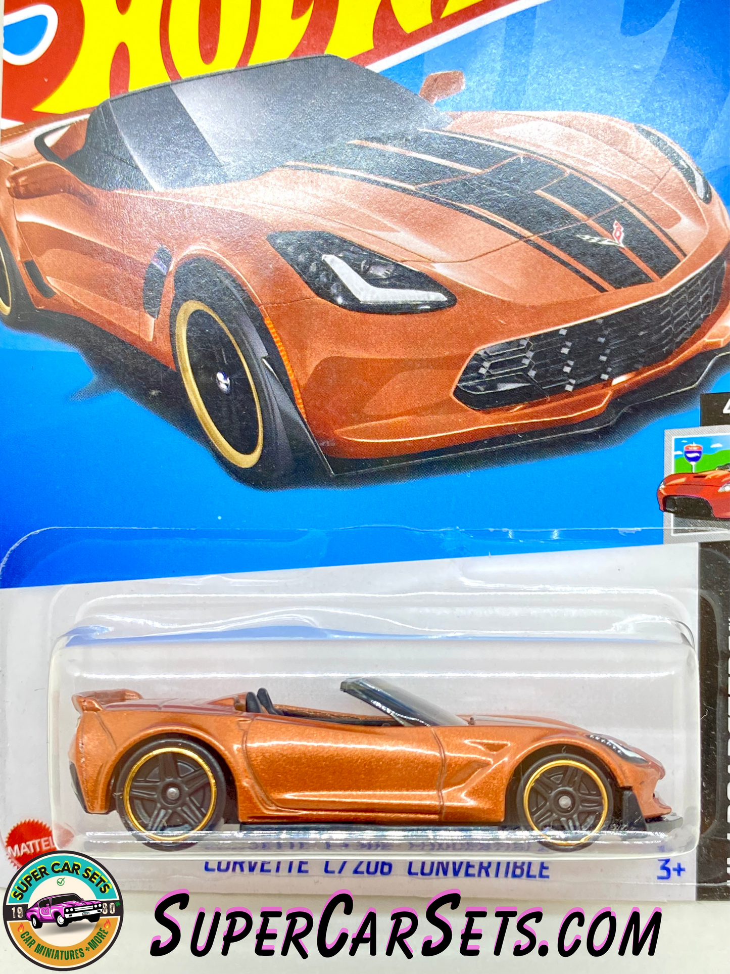 Corvette C7 Z06 Convertible (copper colour) - Hot Wheels HW Roadsters - 2023 (4/10) (34/250)