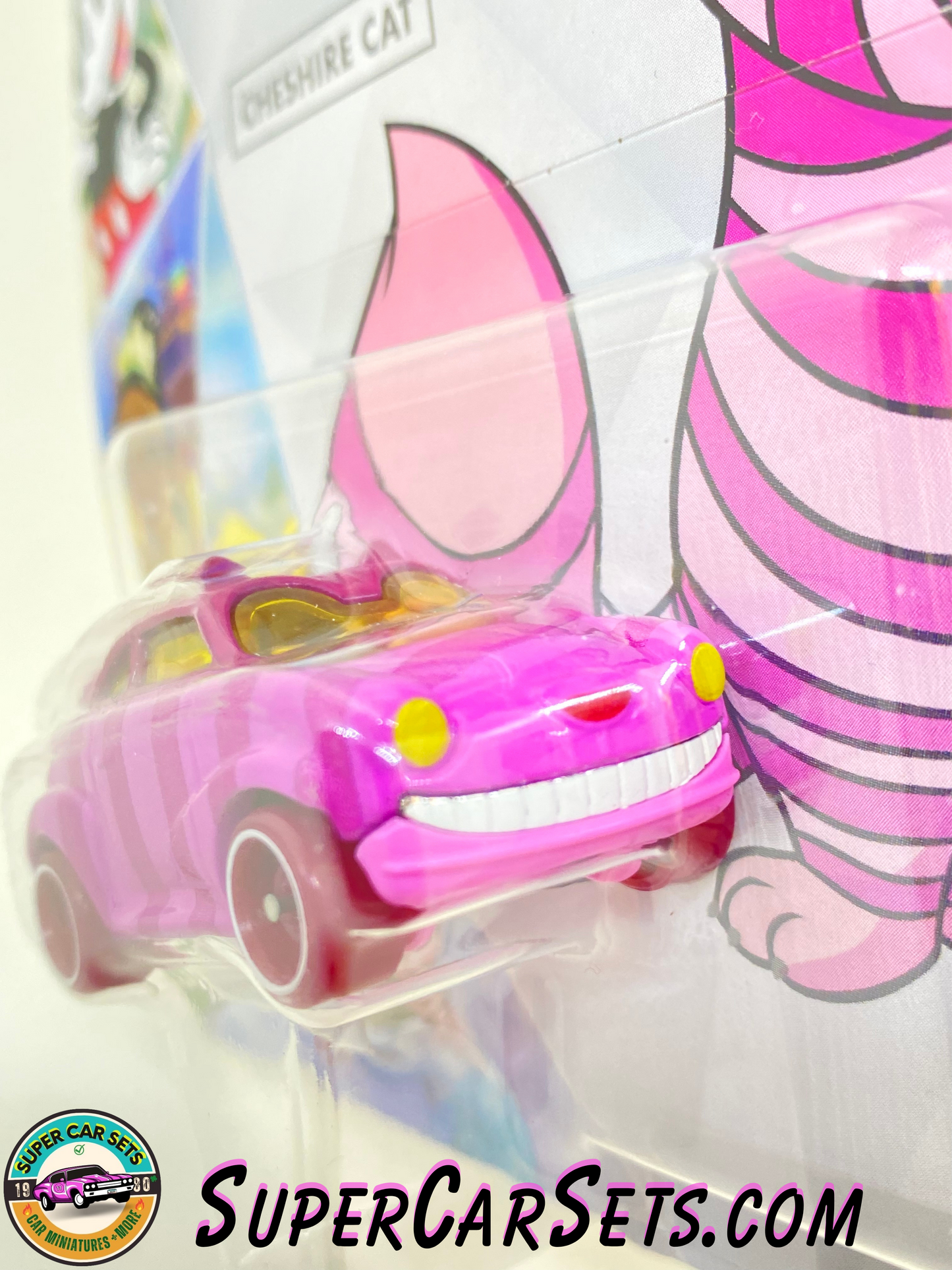 Hot Wheels Character Cars - Disney 100 Years - Cheshire Cat (card slightly bent)