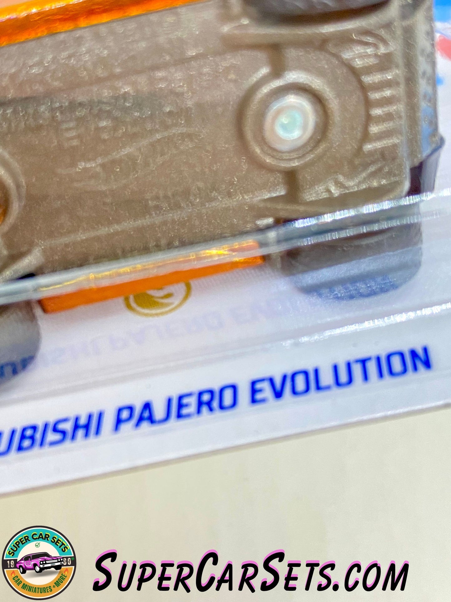 (SUPER TREASURE HUNT) Mitsubishi Pajero Evolution (orange colour) - Hot Wheels HW J-Imports - 2024 (8/10) (169/250)