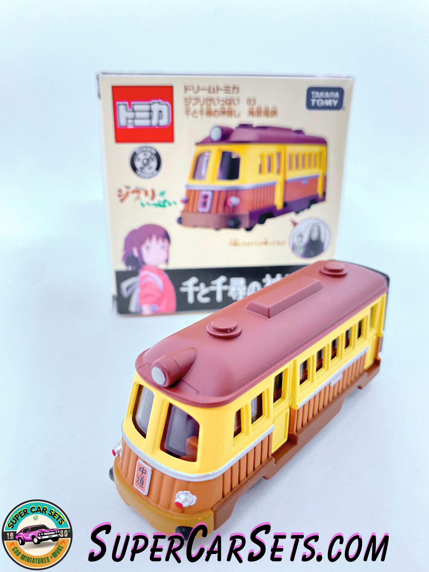 Tomica - Ghibli - Spirited Away (Sen to Chihiro no Kamikakushi) - Umihara Electric Railway Mini Car Toy (box slightly bent)