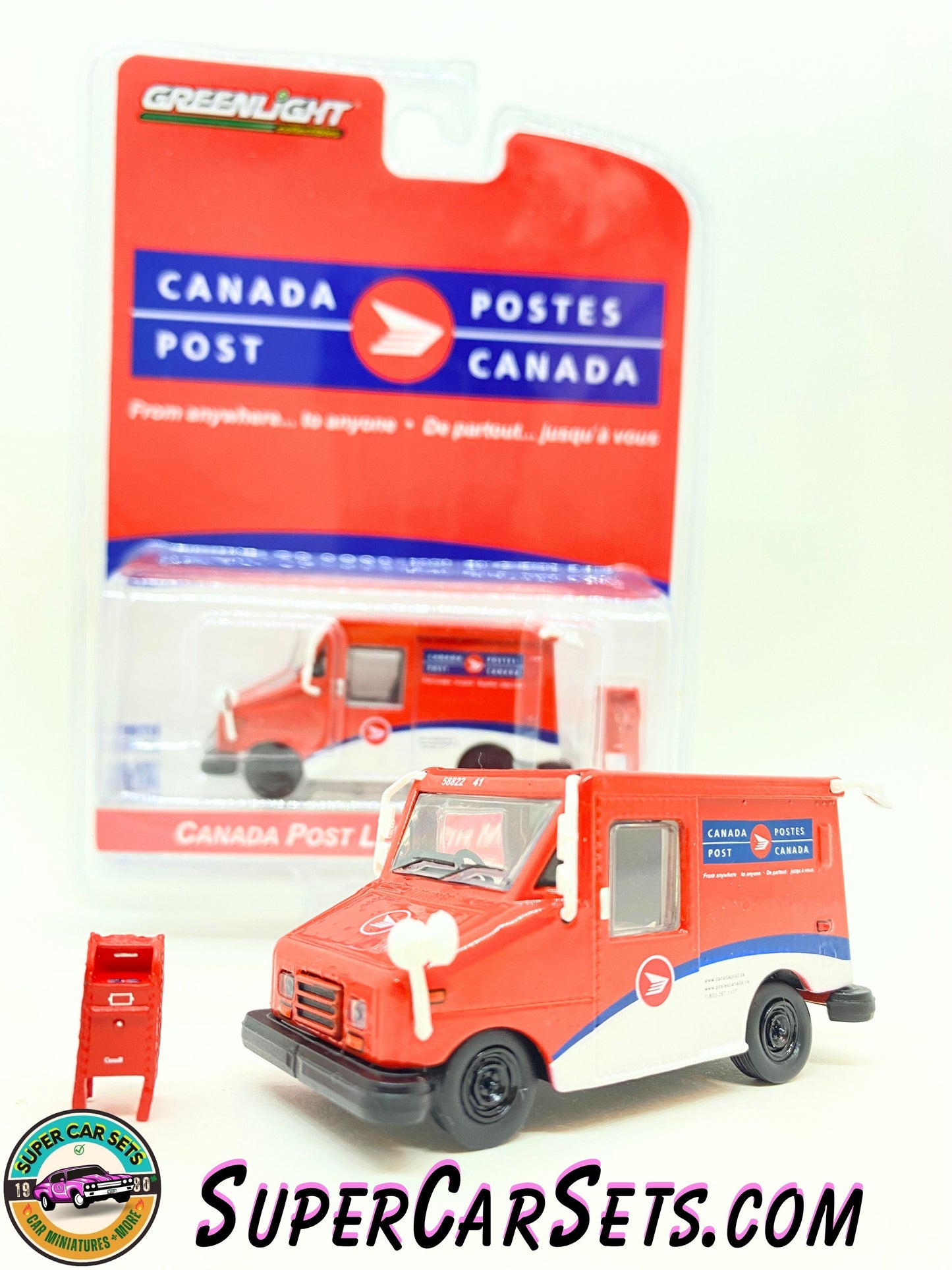 Canada Post LLV with Mailbox made by Greenlight